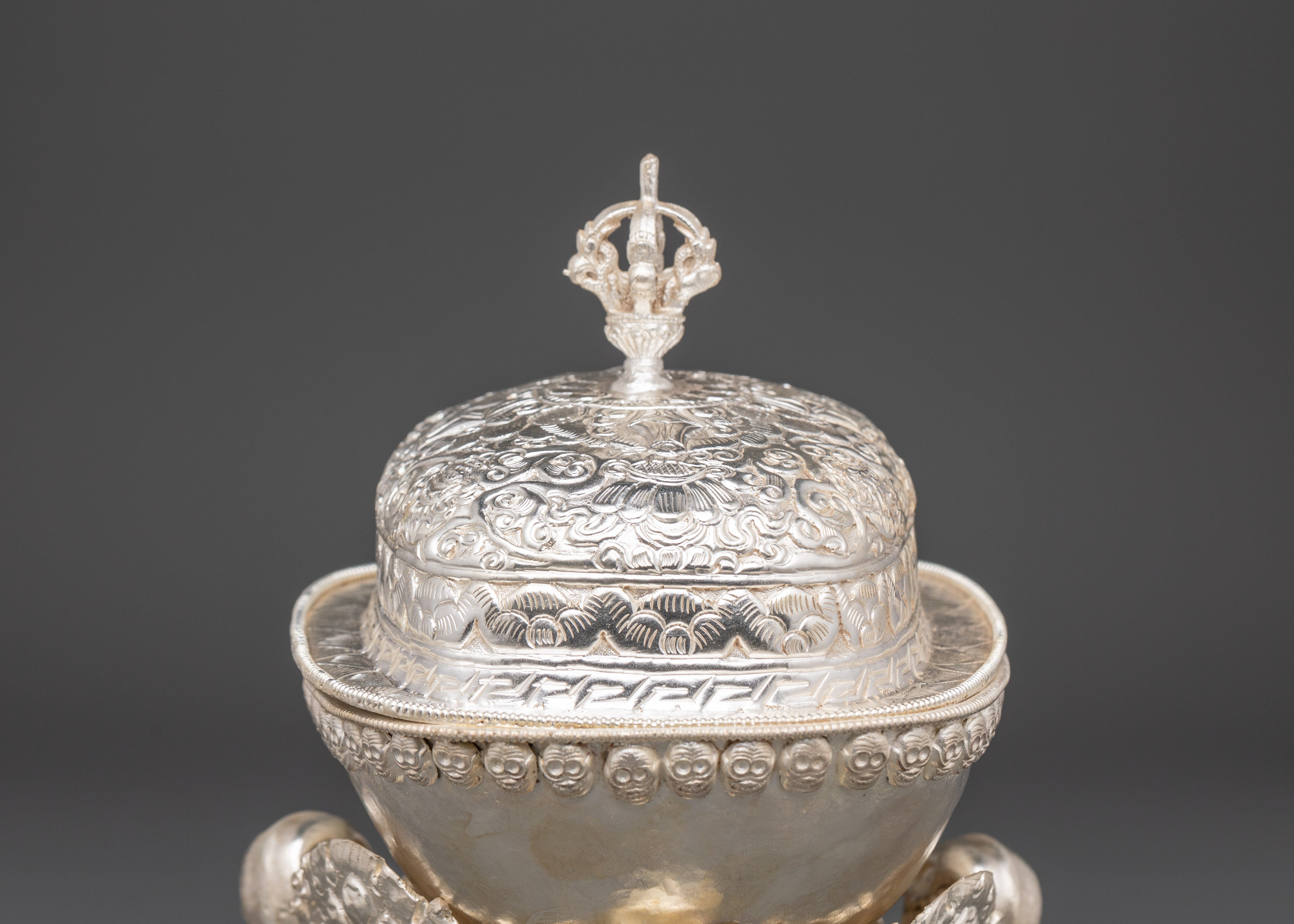 Tibetan Kapala Ceremonial Cup |  Buddhist Rituals & Tantric Offerings