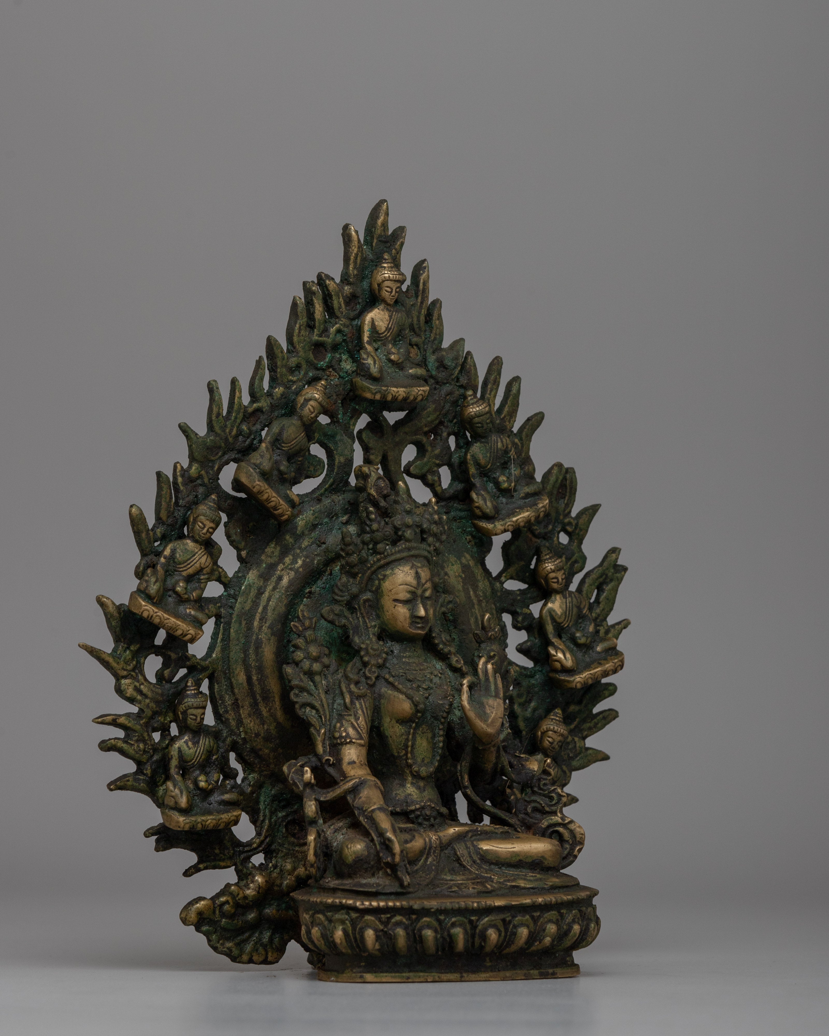 Tibetan White Tara Buddhist Statue | Symbol of Purity and Wisdom for Altar and Rituals