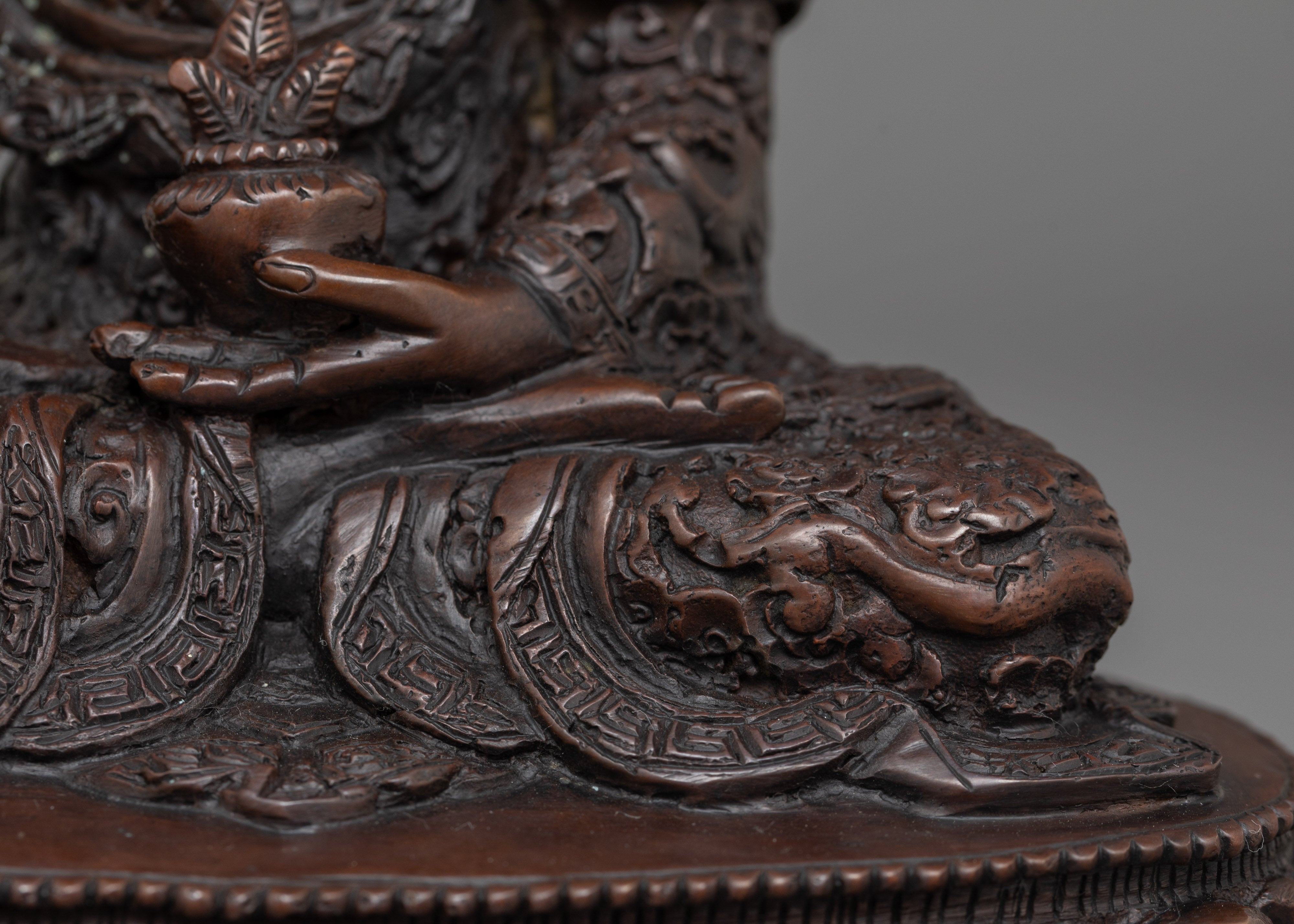 Medicine Buddha for Healing Statue for Shrine | Bhaisajyaguru Sculpture