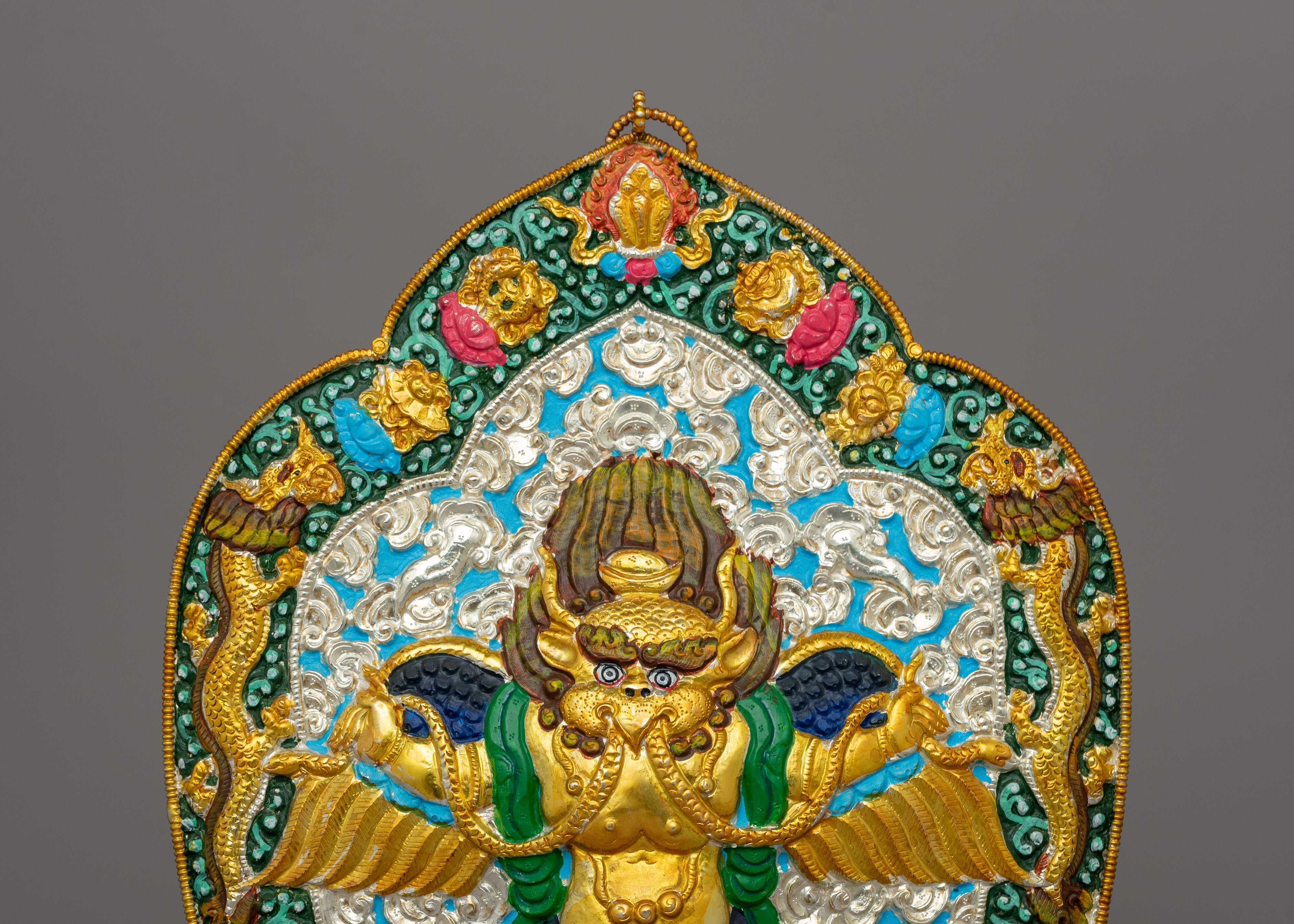 Tibetan Garuda Wall Hanging | Spiritual Home Decor