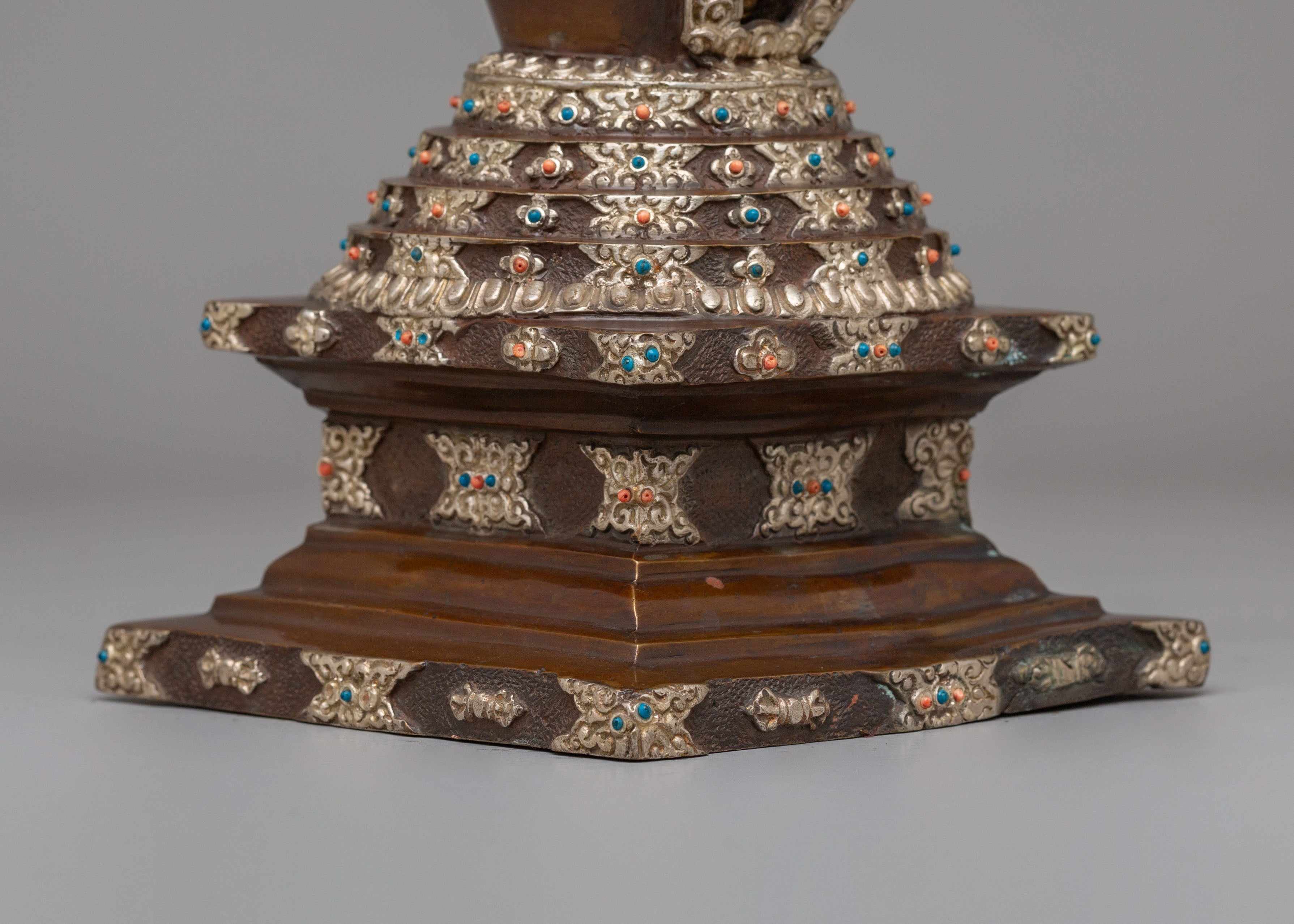 Buddhist Ritual Lotus Blossom Stupa | Symbol of Enlightenment