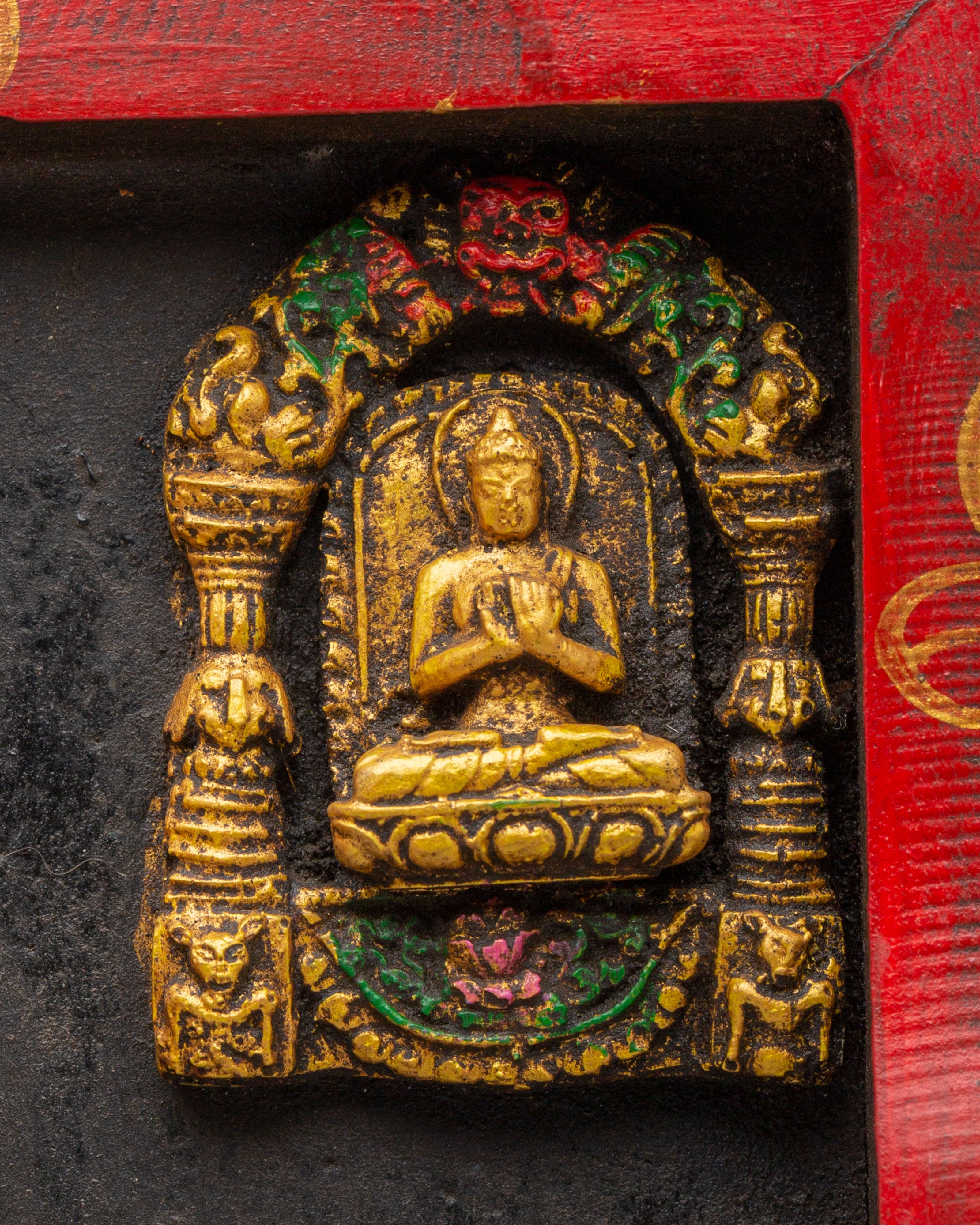 Buddhist Shakyamuni Buddha Wall Decor | Handcrafted Wooden Artwork