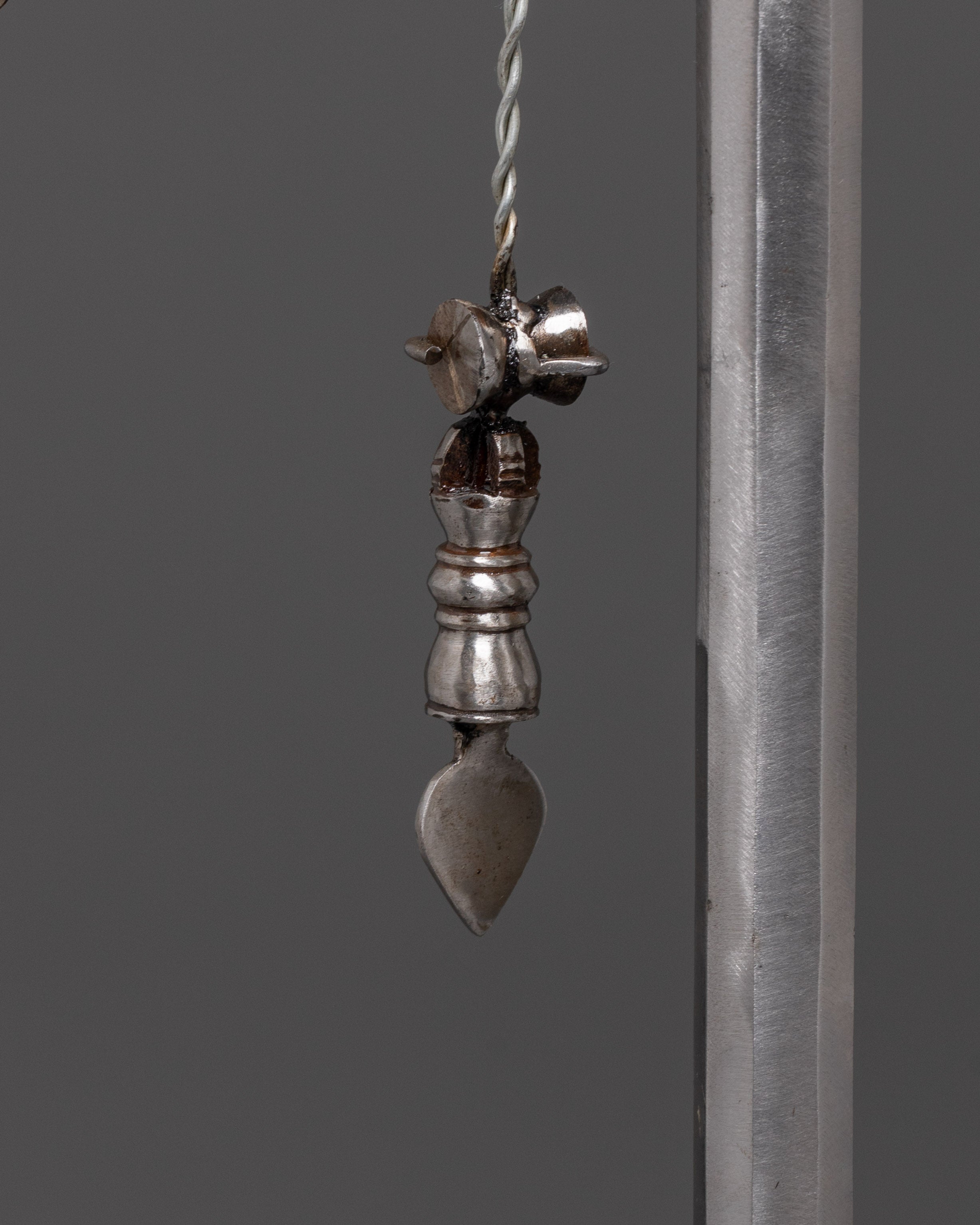 Traditional Tibetan Buddhist Khatvanga | Sacred Ritual Trident Staff