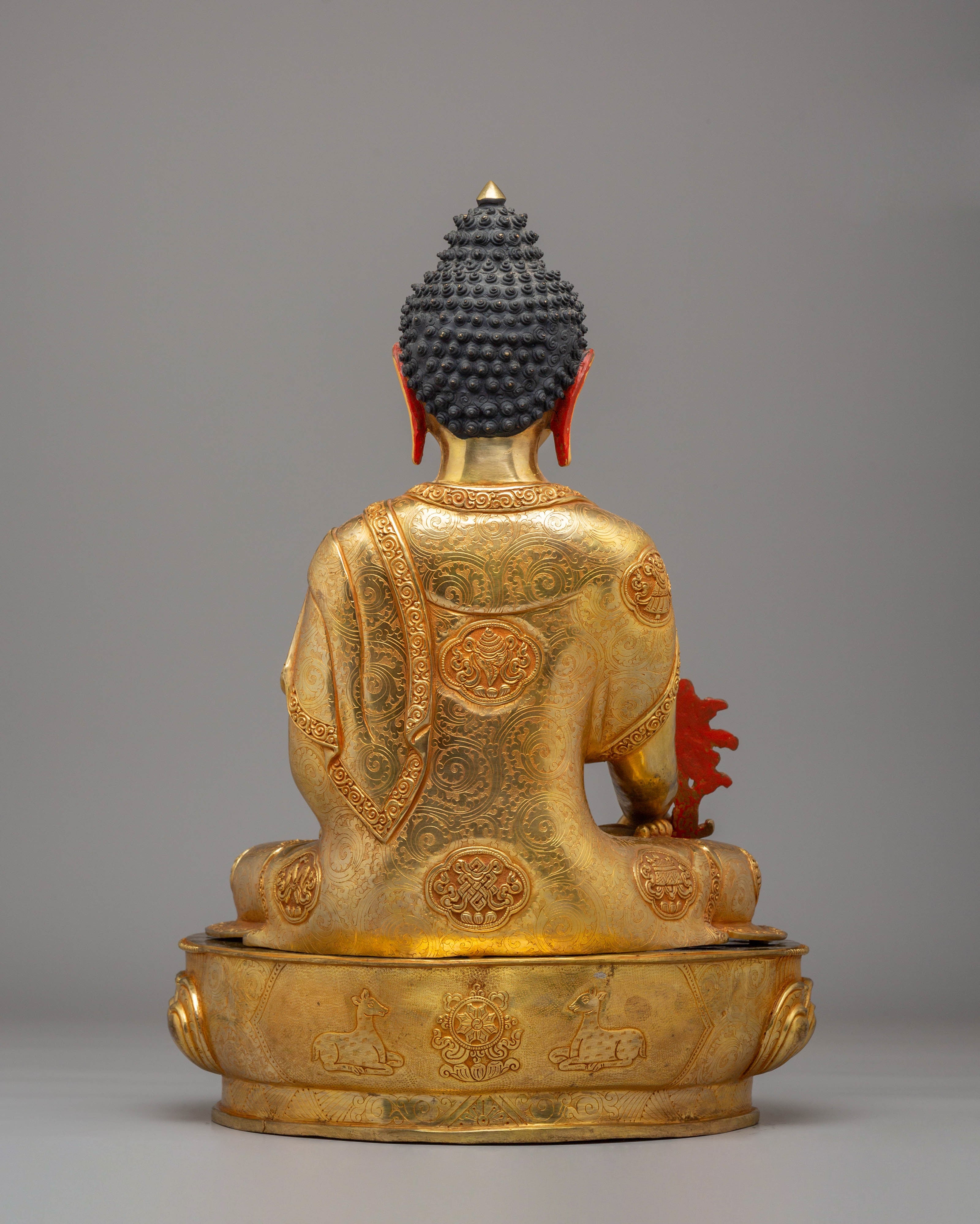 Tibetan Medicine Buddha Statue | Handmade Artwork