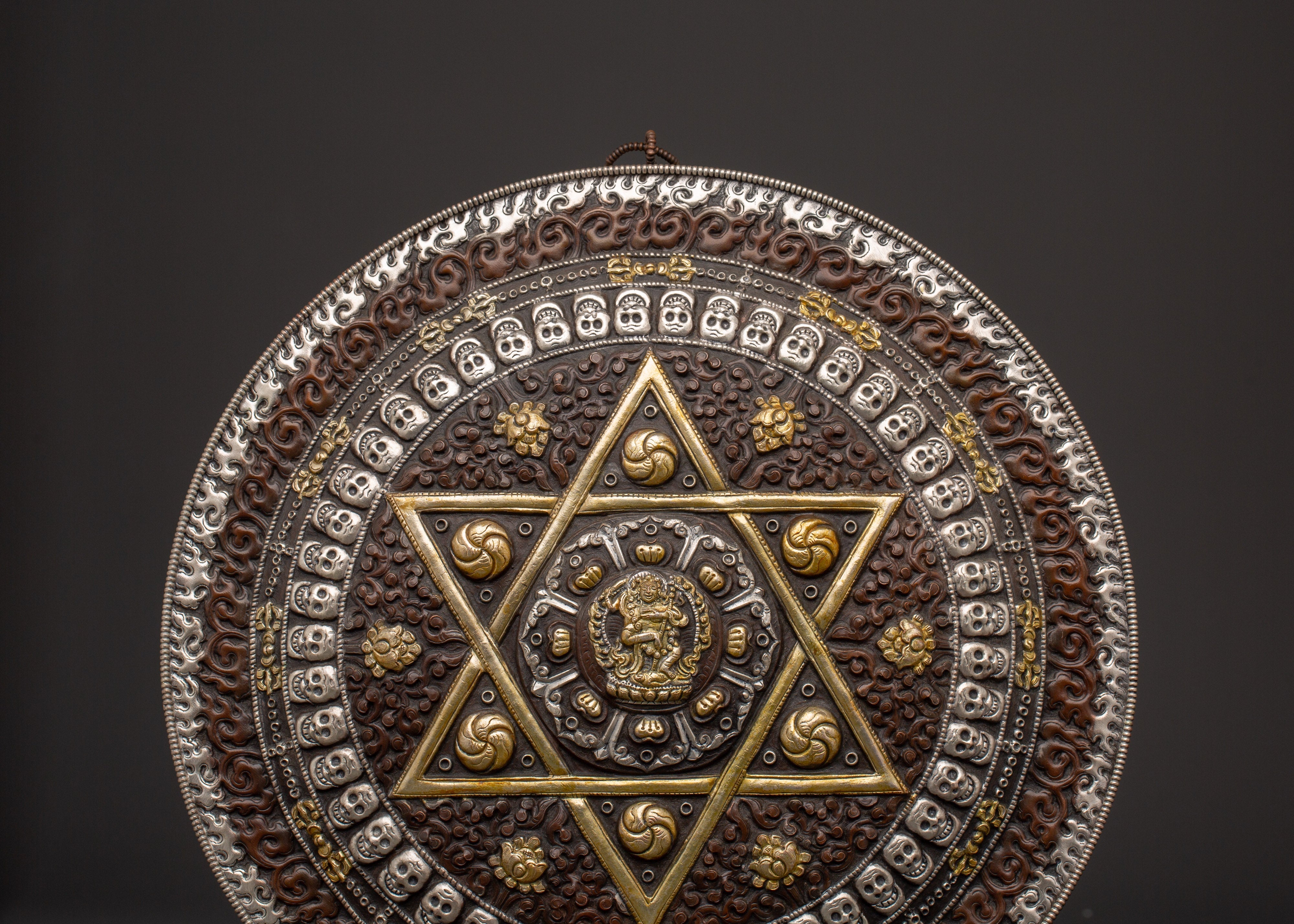 Handcrafted Tibetan Mandala Wall Hanging | Sacred Symbol Decor