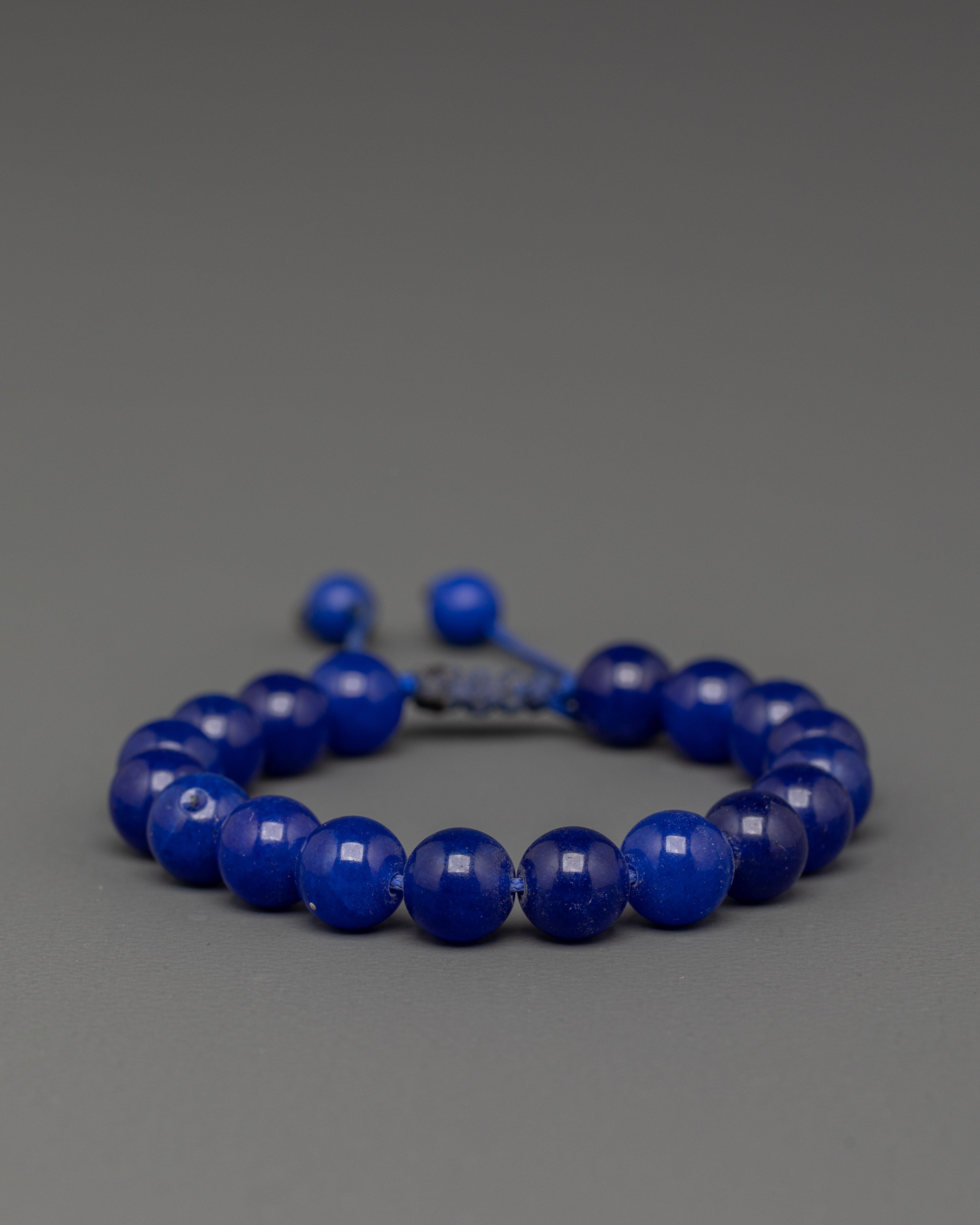 Handcrafted Adjustable Beaded Bracelet | Stylish Unisex 8mm Beads Wristband