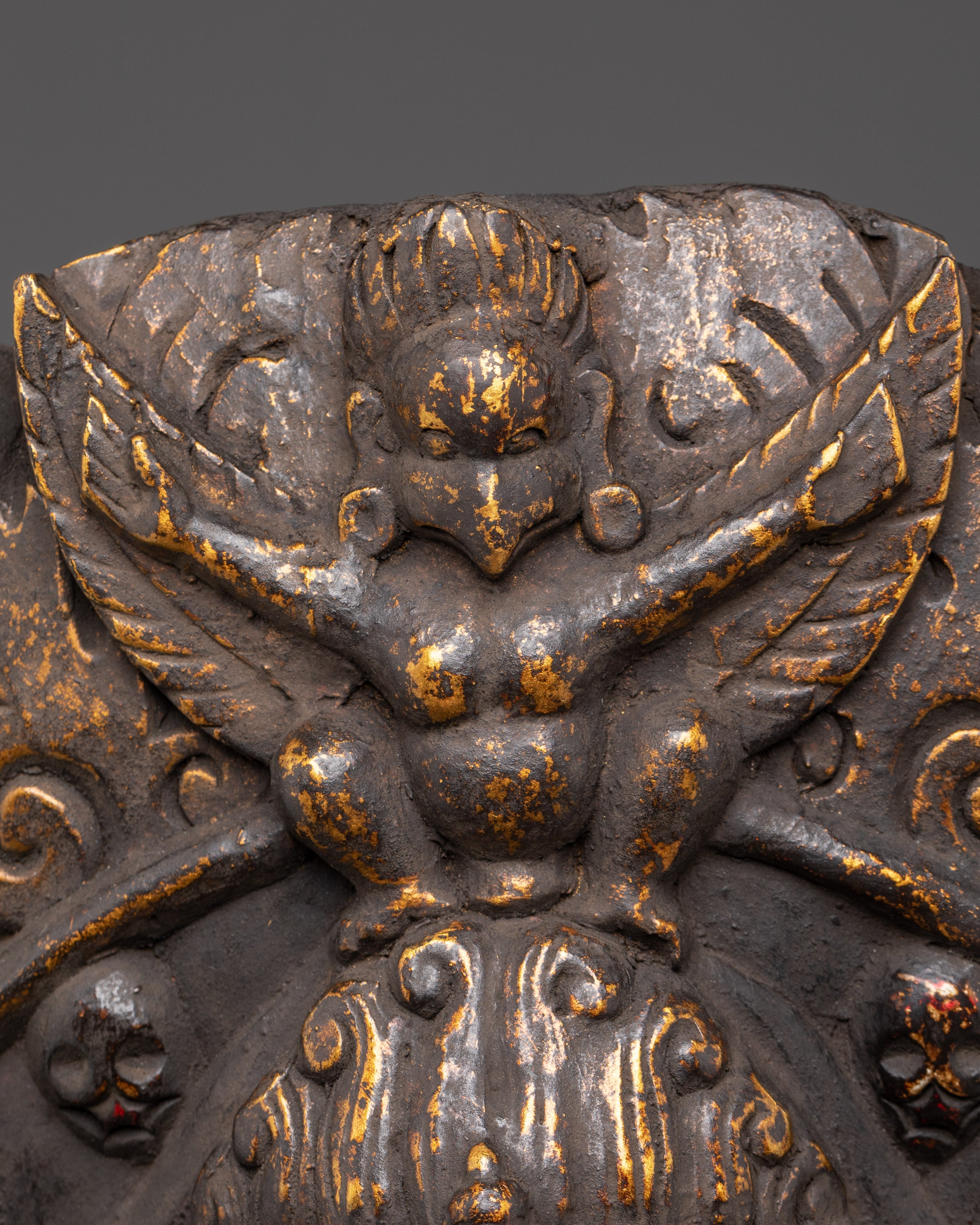 Handcrafted Shakya Mahakala Sculpture | Tibetan Protector Deity