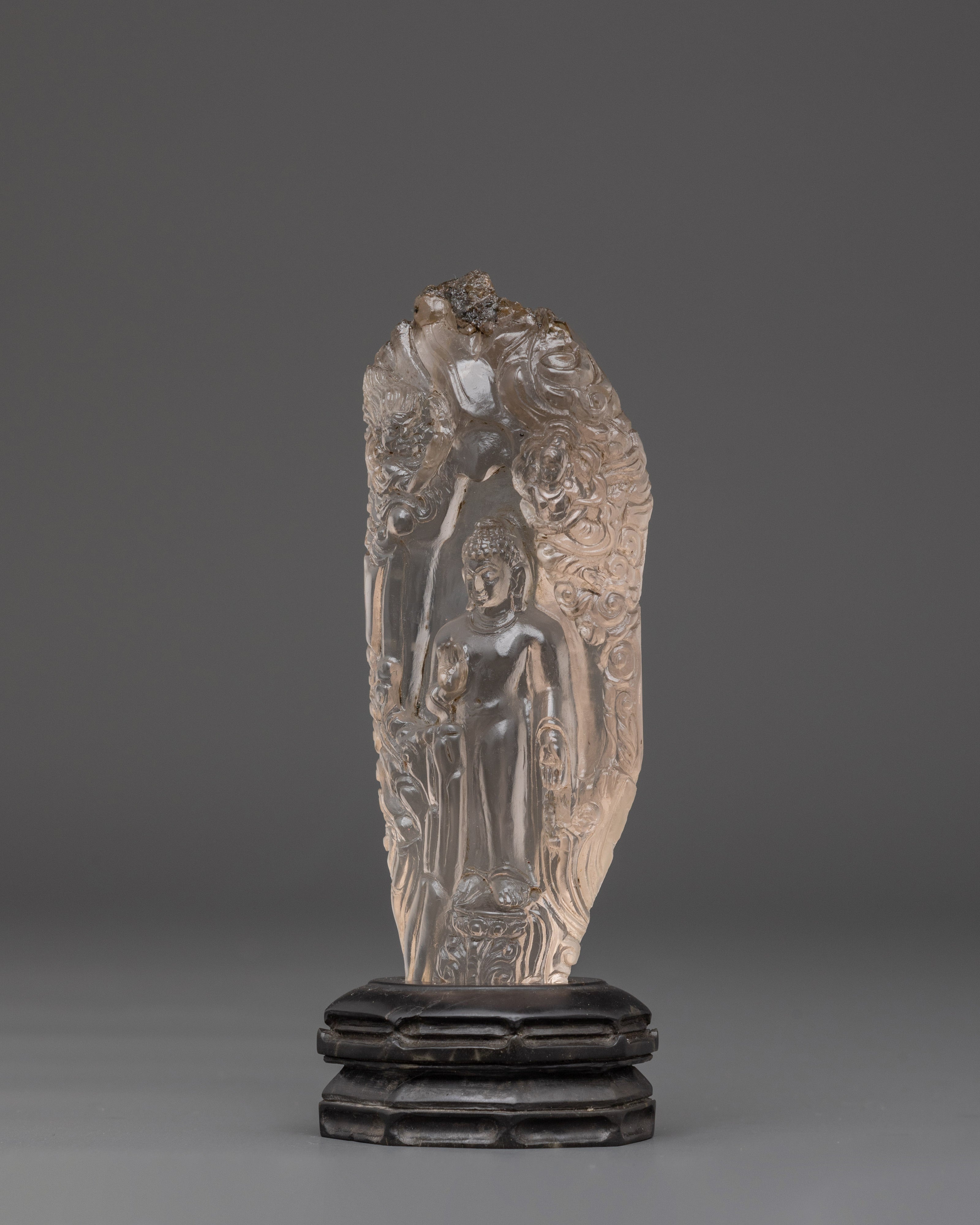 Ganesh Himal Crystal Shakyamuni | Symbol of Peace and Enlightenment