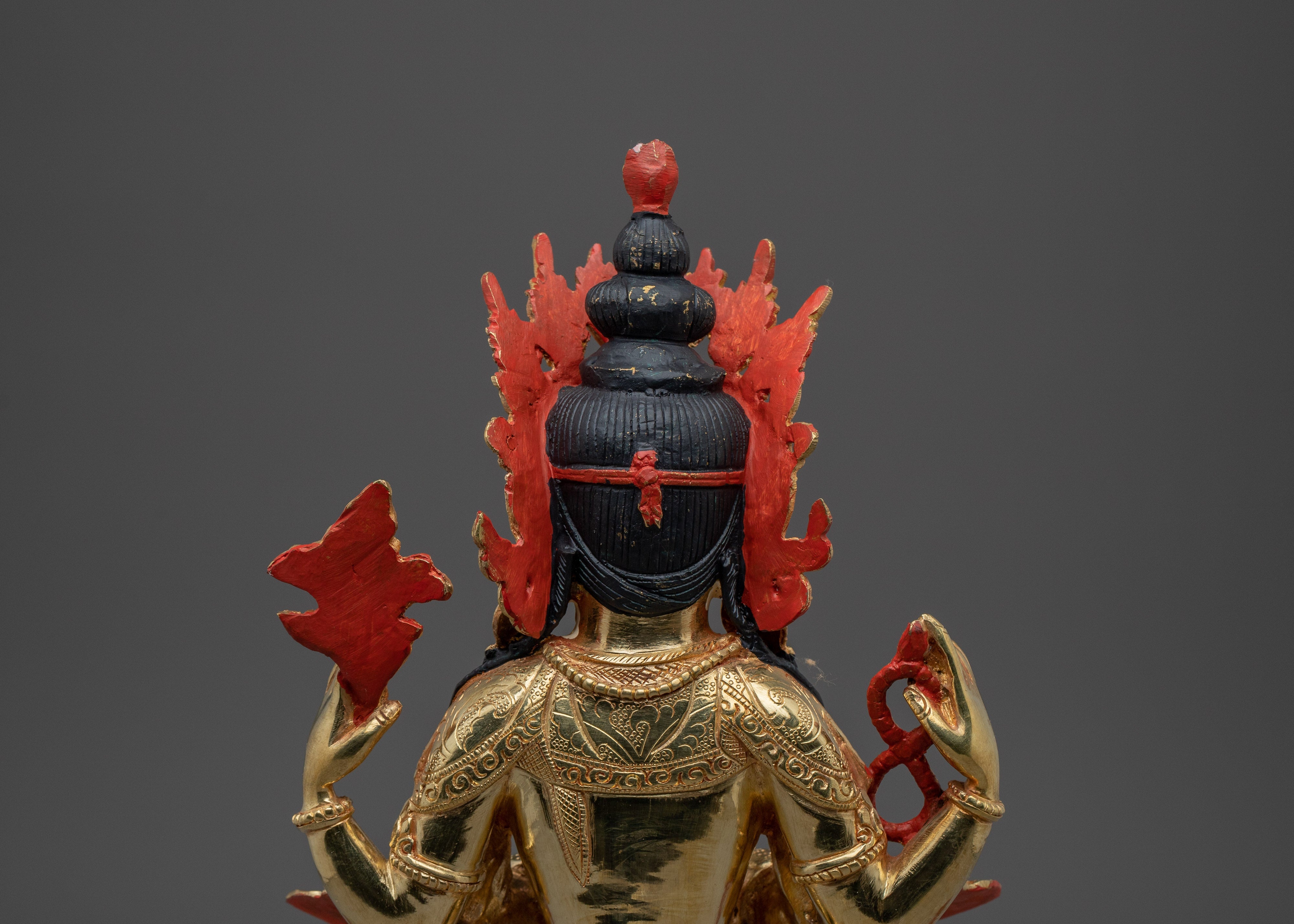 Handmade Compassionate Protector Chenrezig for Peace and Meditation