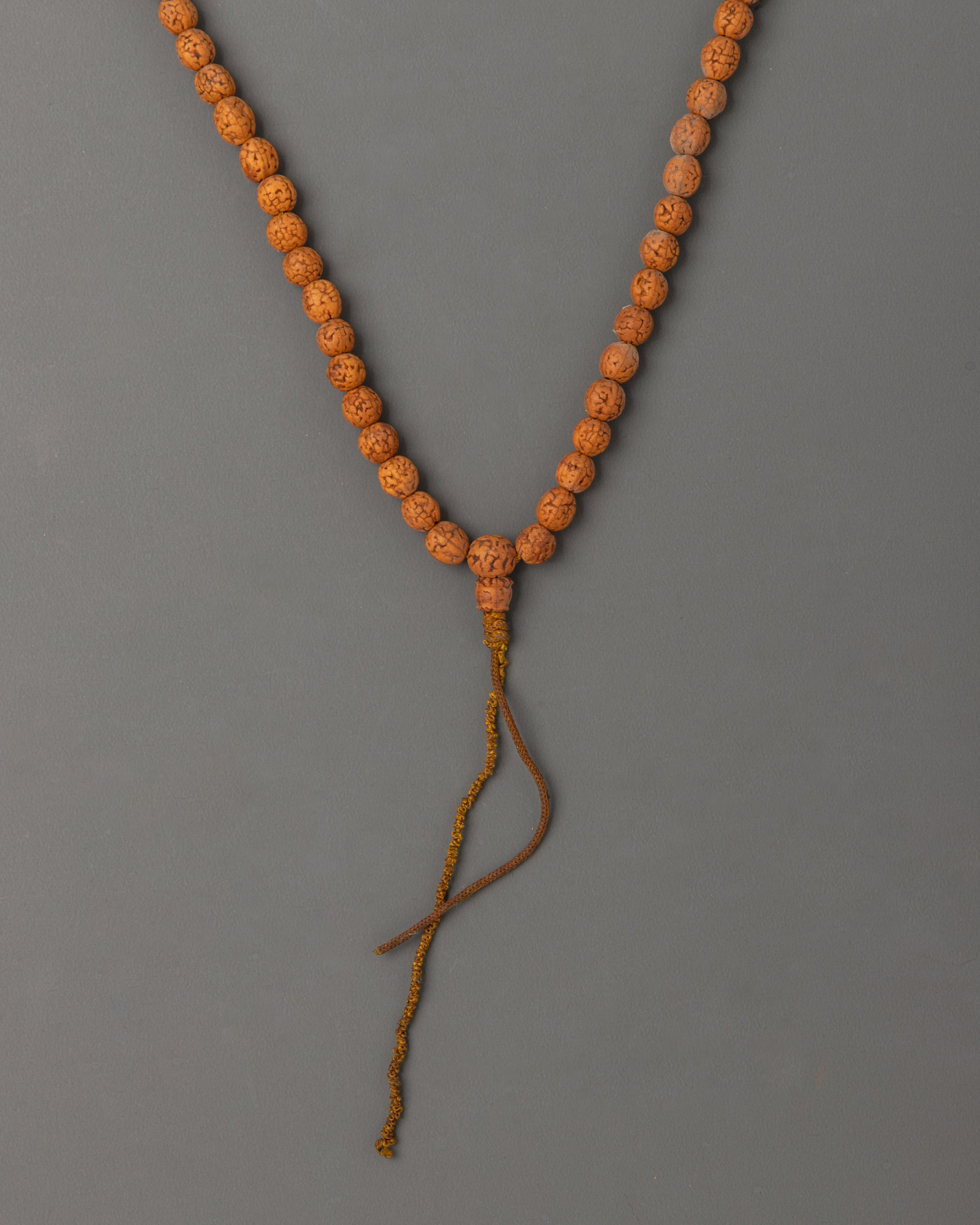 Wood Carved Mala for Prayer | Meditation and Yoga Craft