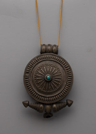 Exquisite Tibetan Ghau Prayer Box 