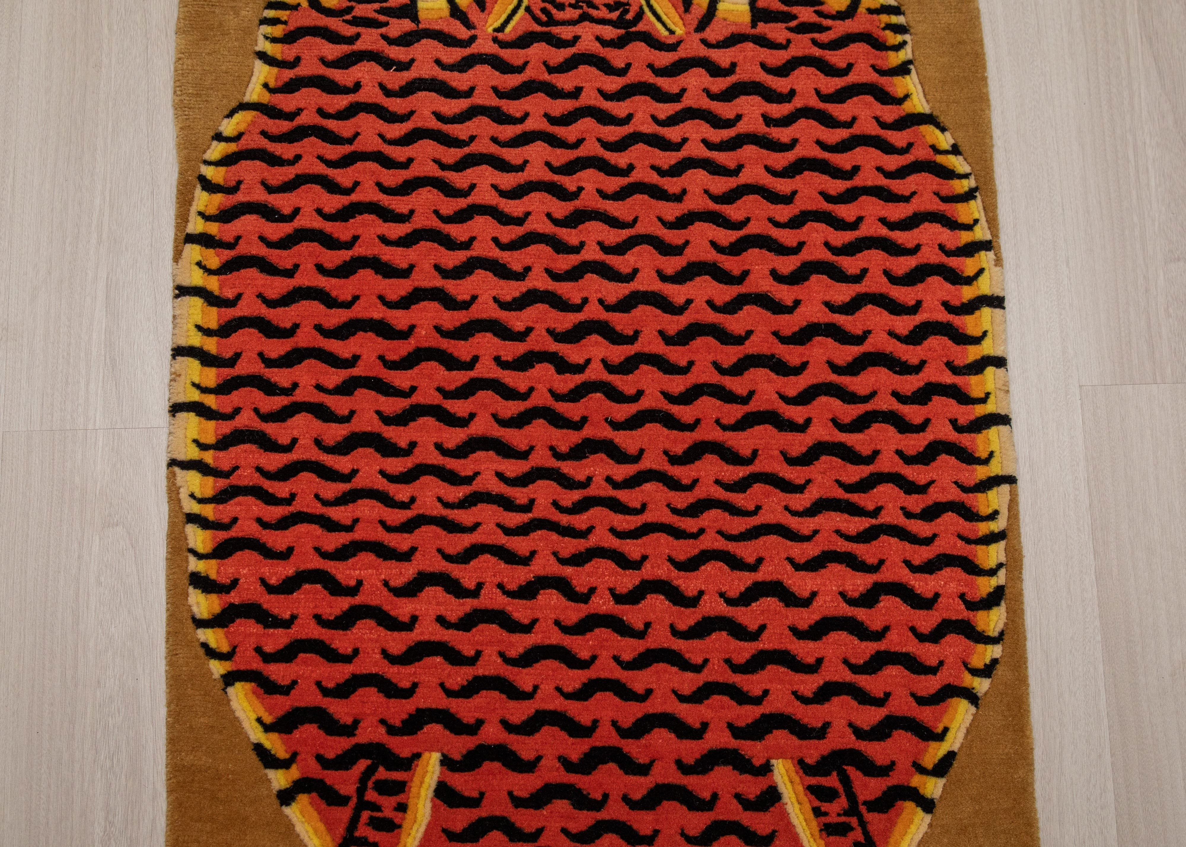 Traditional Wool Rug | Spiritual Artwork for Meditation