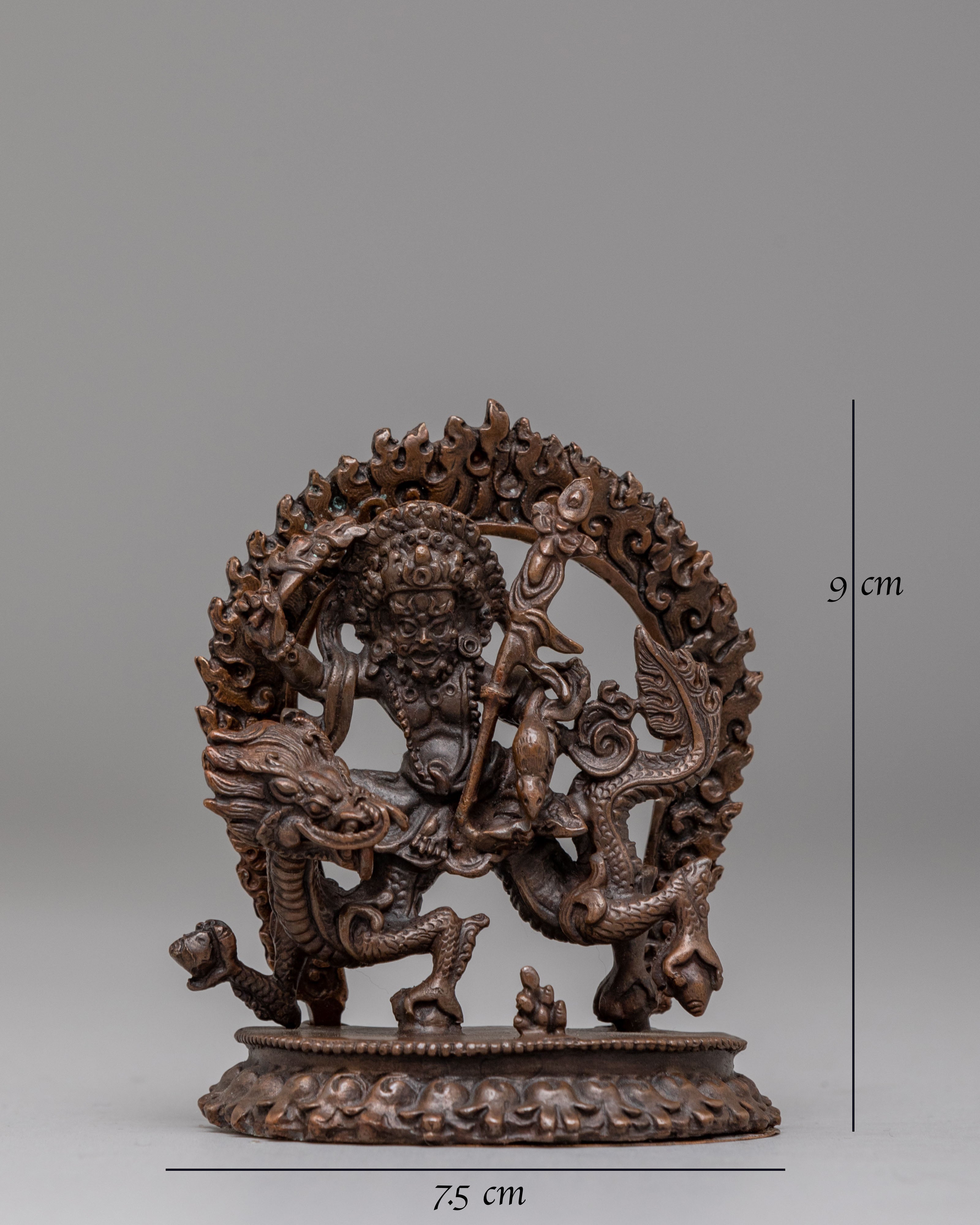 Himalayan White Dzambhala Figure | Wealth Deity Statue