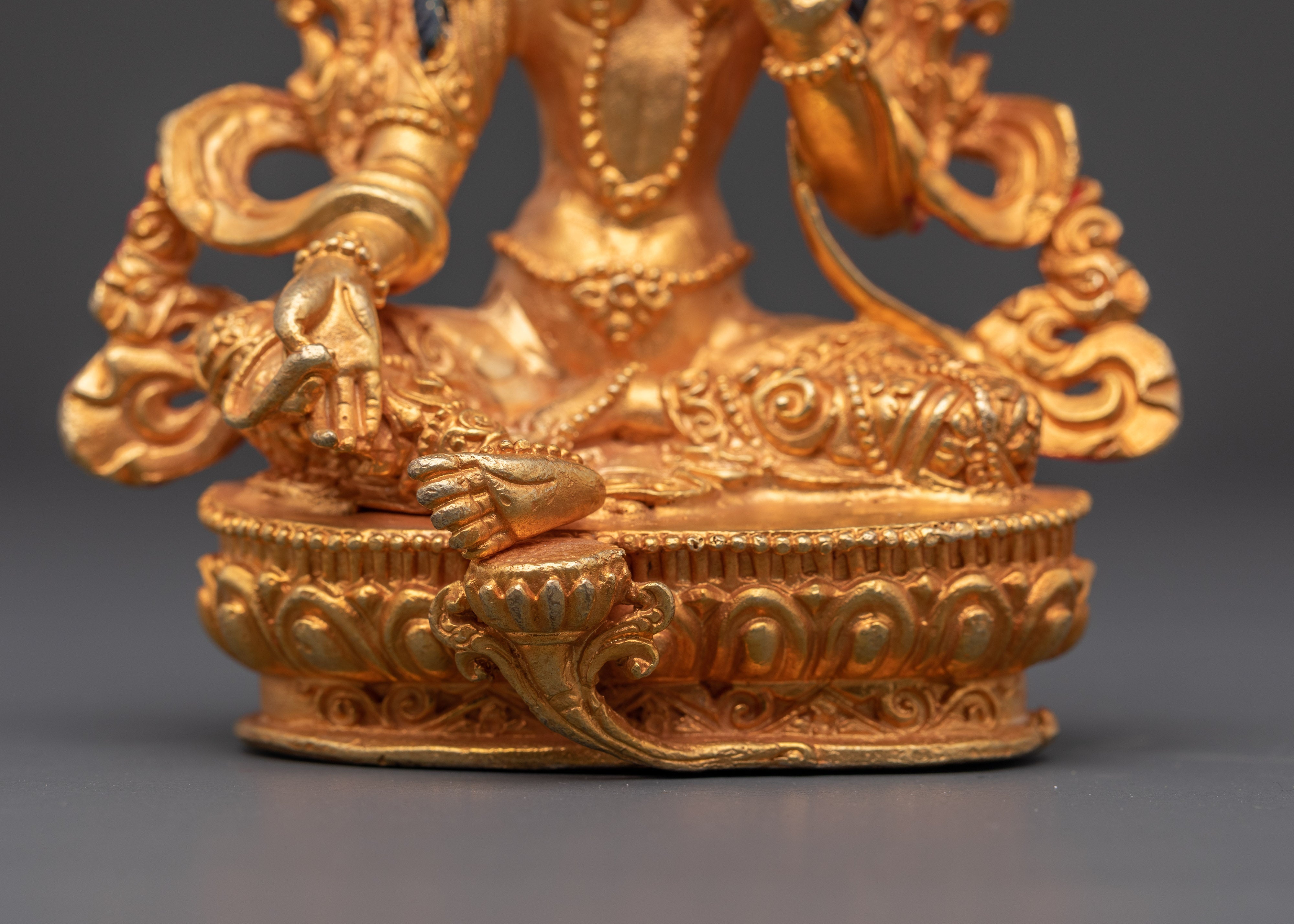 Handcrafted Shyama Tara Sculpture | Spiritual Buddha Statue for Meditation and Peace