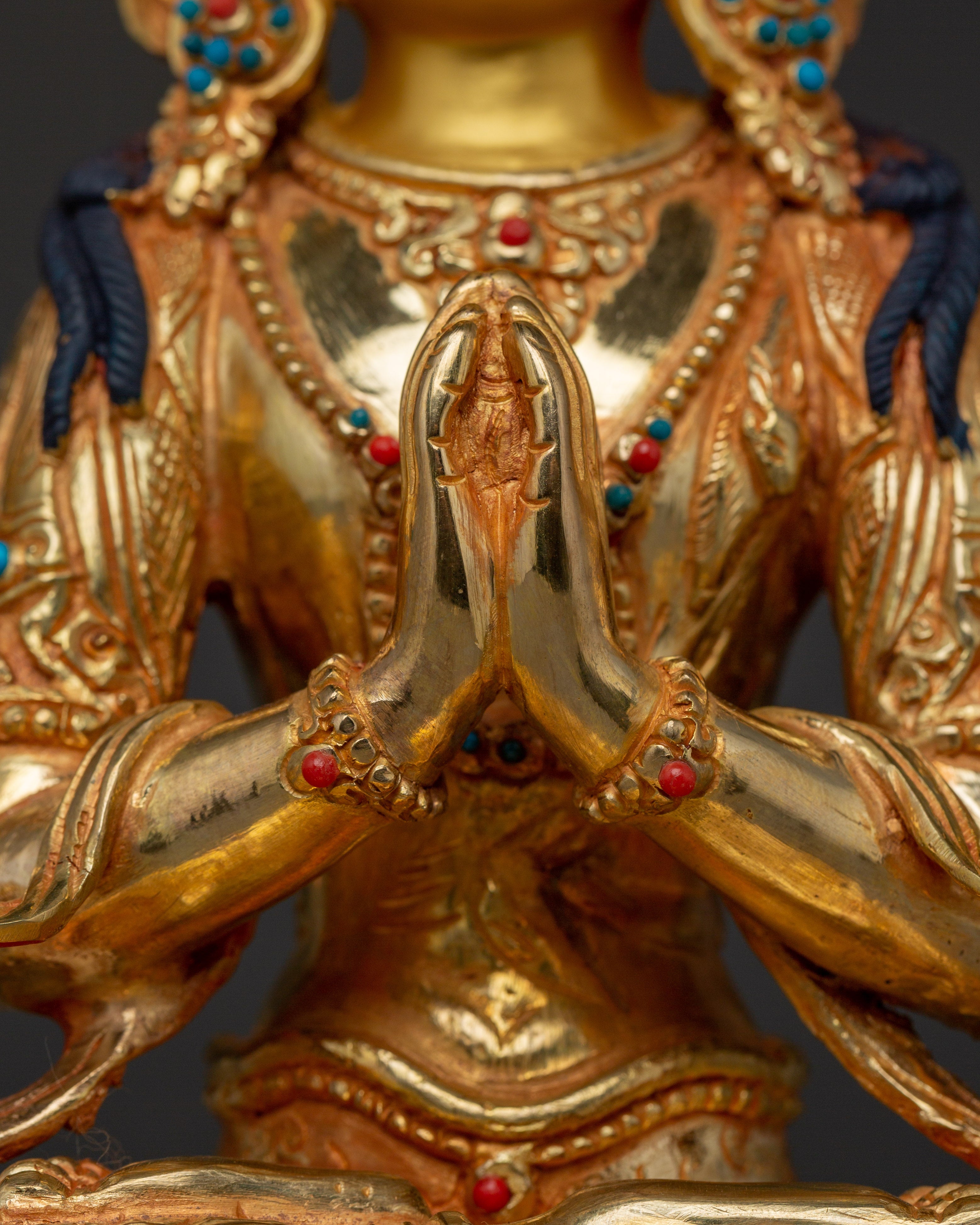Bodhisattva Four-Armed Chenrezig Artwork | Embodiment of Compassion