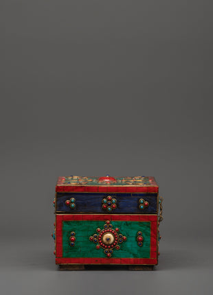 Tibetan Jewelry Box | Sacred Storage Chest