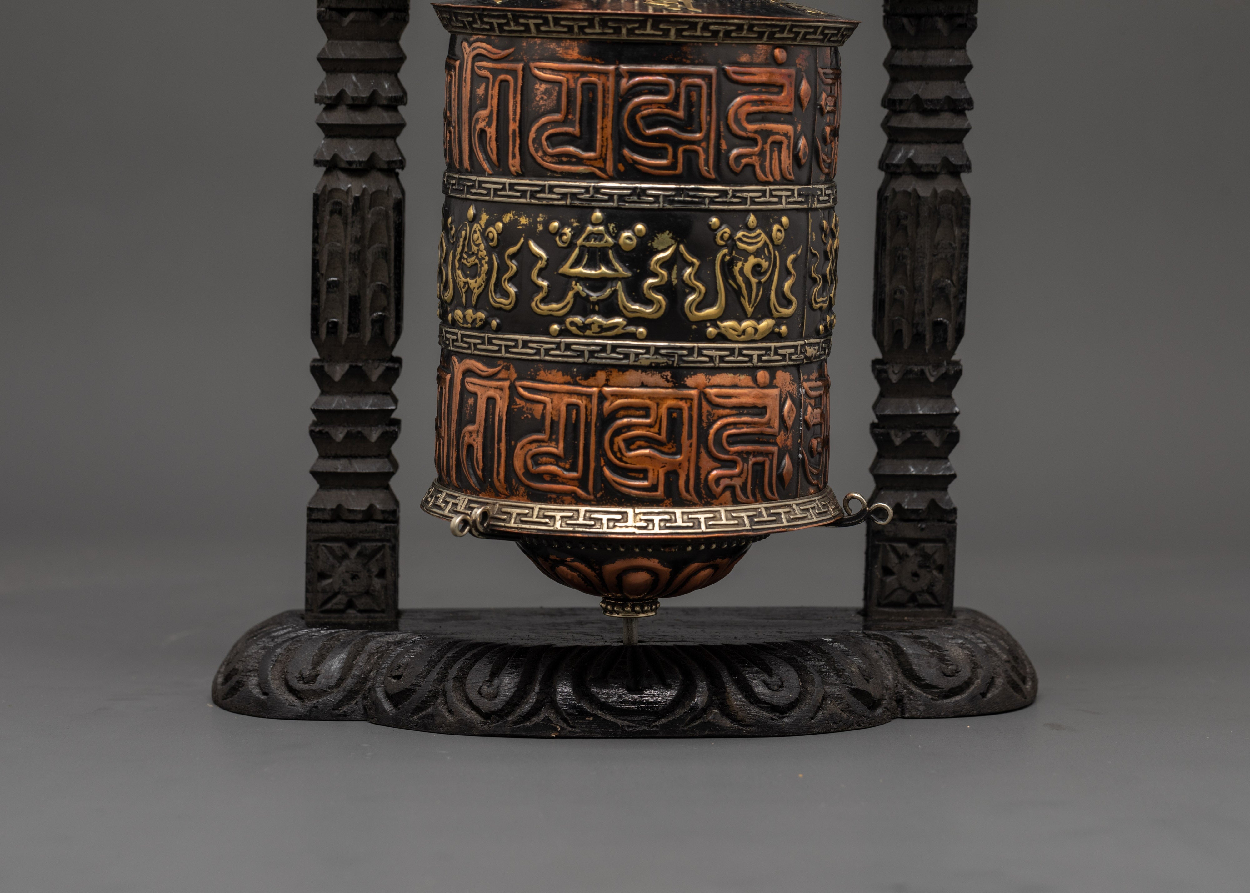 Sacred Buddhist Mantra Wheel | Tibetan Prayer Wheel