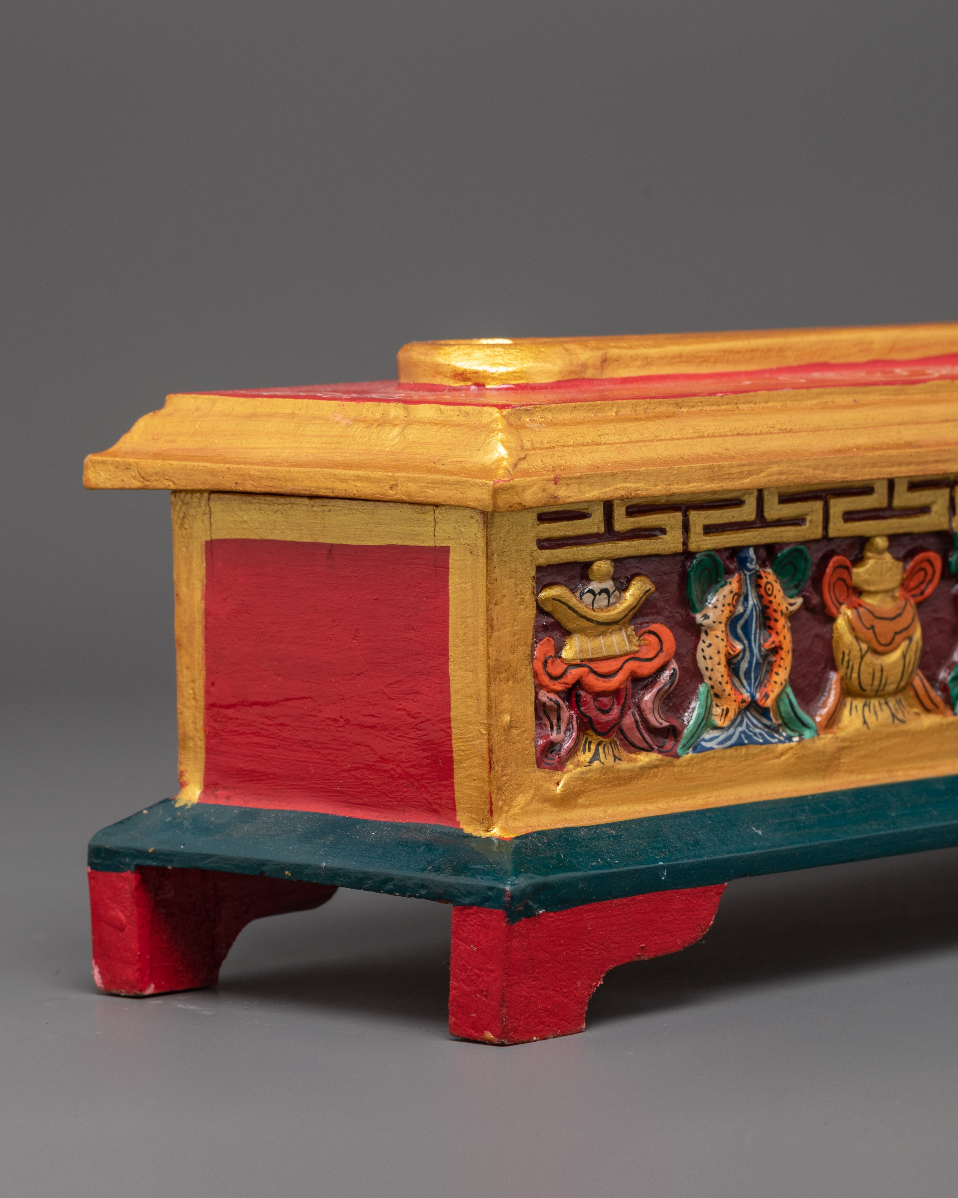 Tibetan Buddhist Incense Burner | Spiritual Alter for Meditation