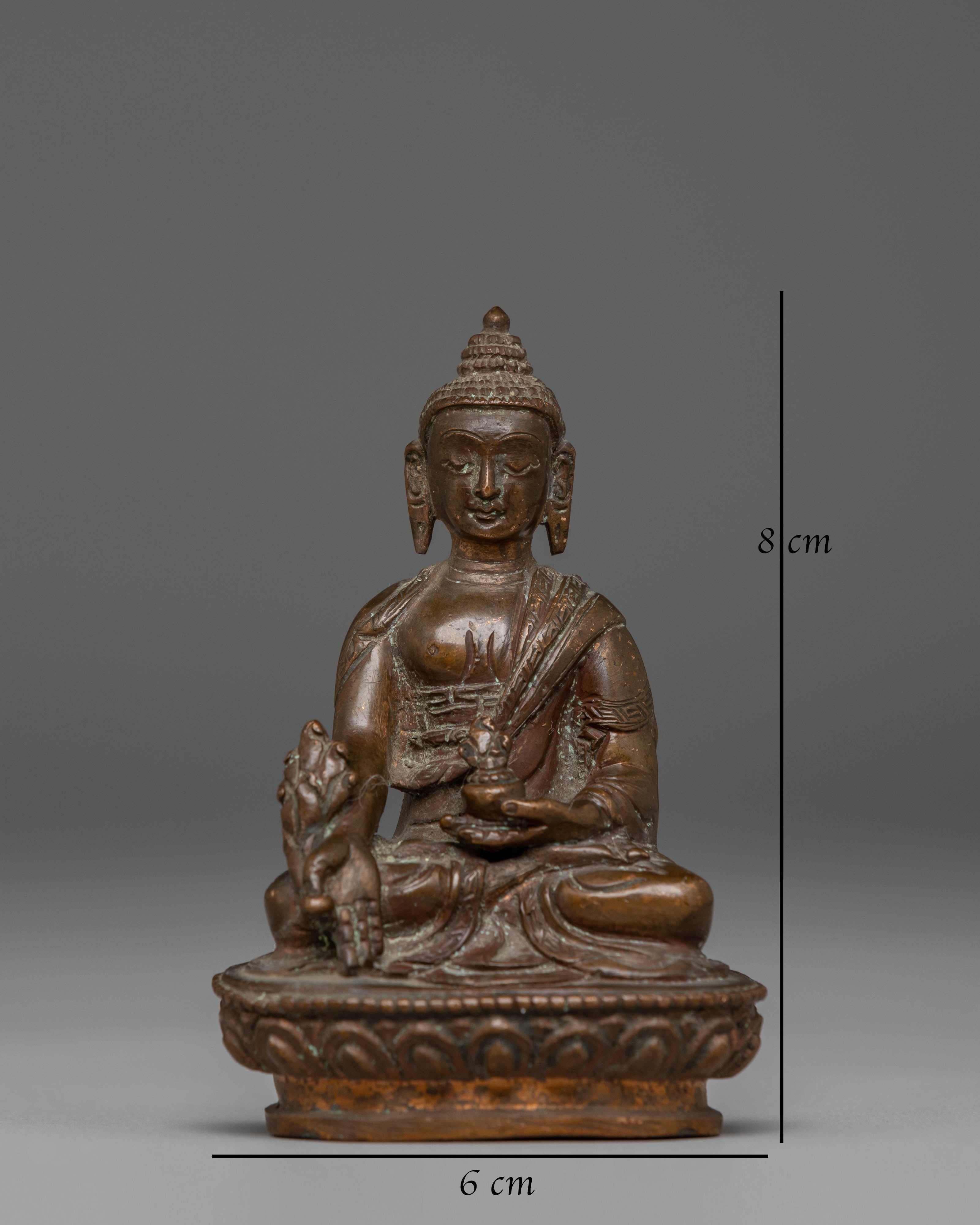 Handcrafted Sculpture of Medicine Buddha | Symbol of Healing, and Wisdom