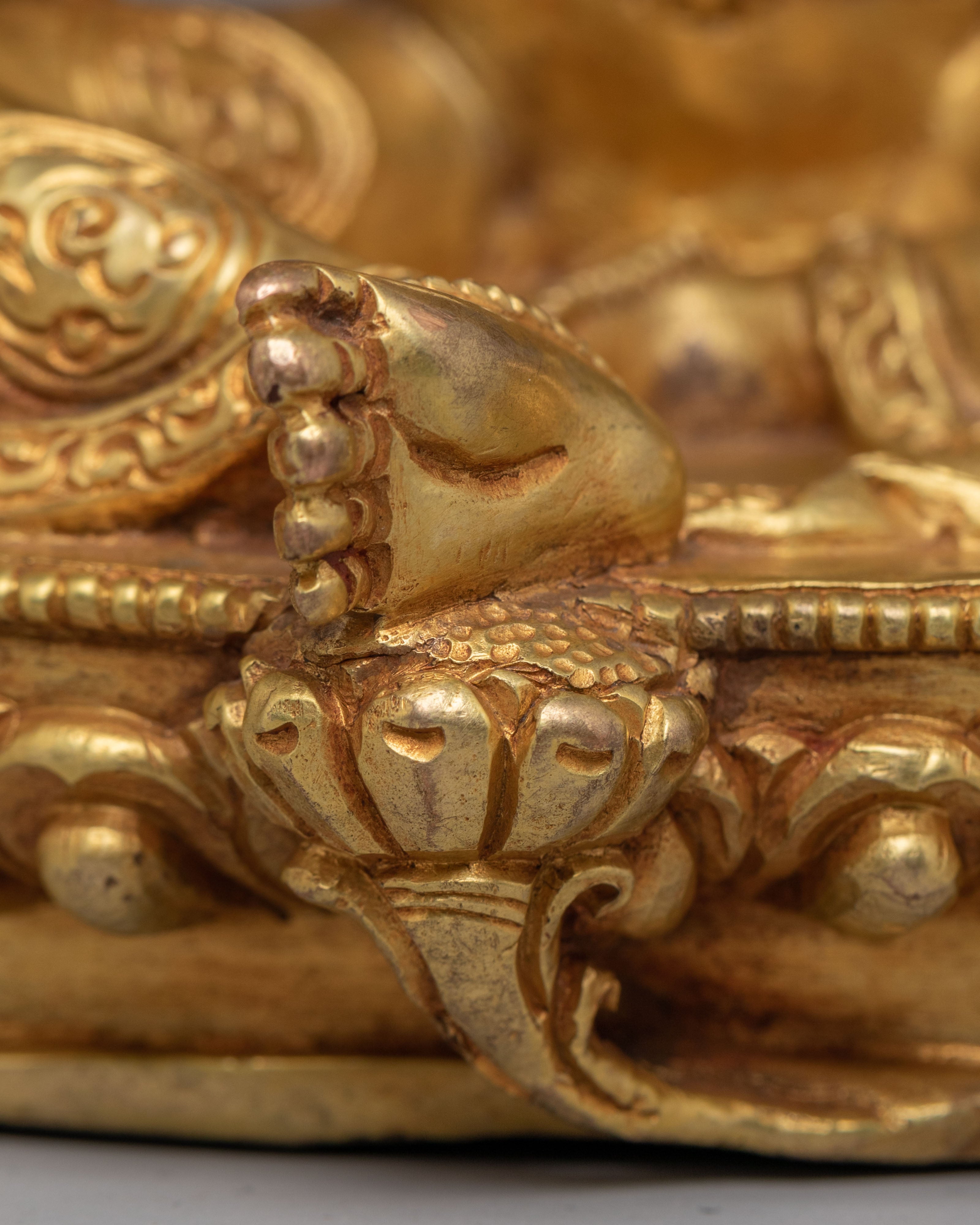 Tibetan Green Tara Deity Figurine | Traditional Tibetan Artwork