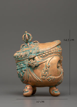 Copper Kapala | Tibetan Ritual Skull Bowl