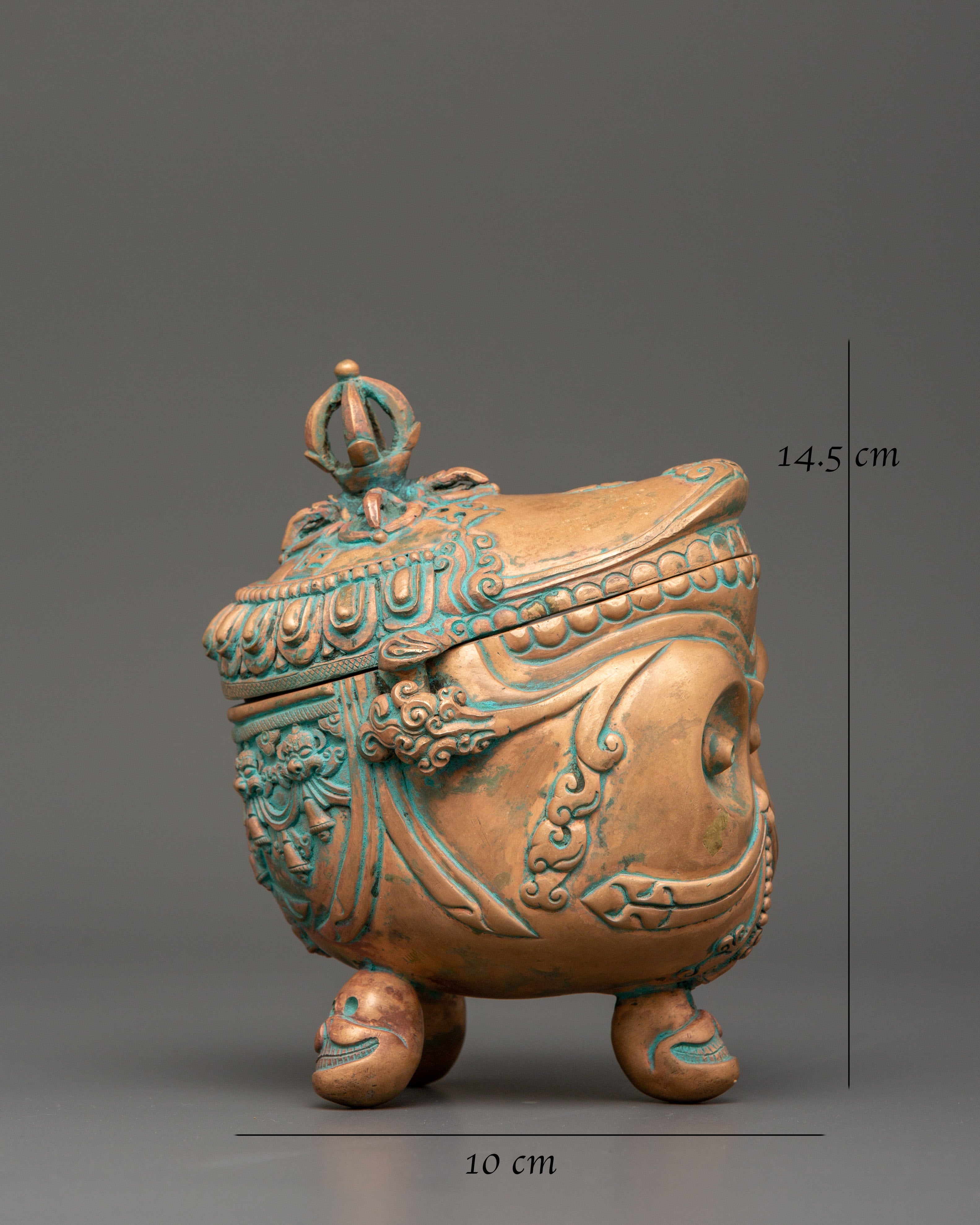 Copper Kapala | Tibetan Ritual Skull Bowl