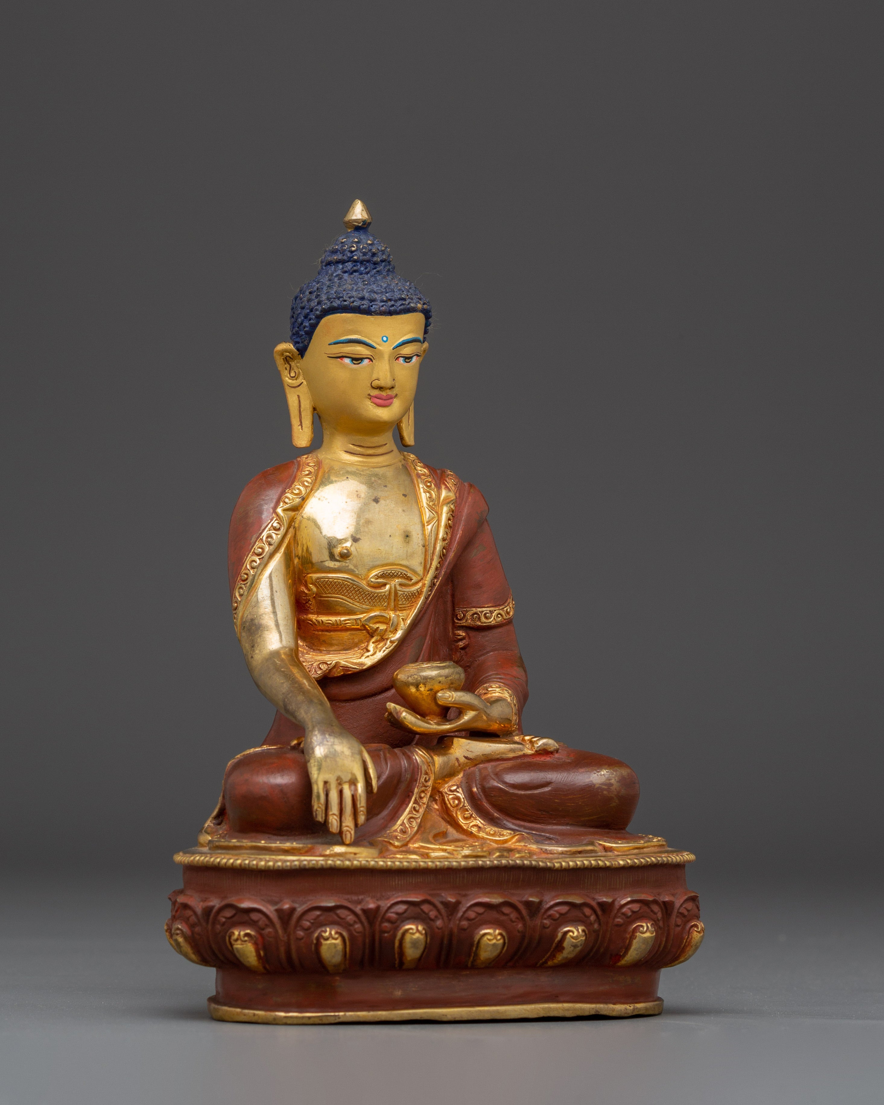Handmade Statue of Buddha Shakyamuni | Tibetan Buddhist Art