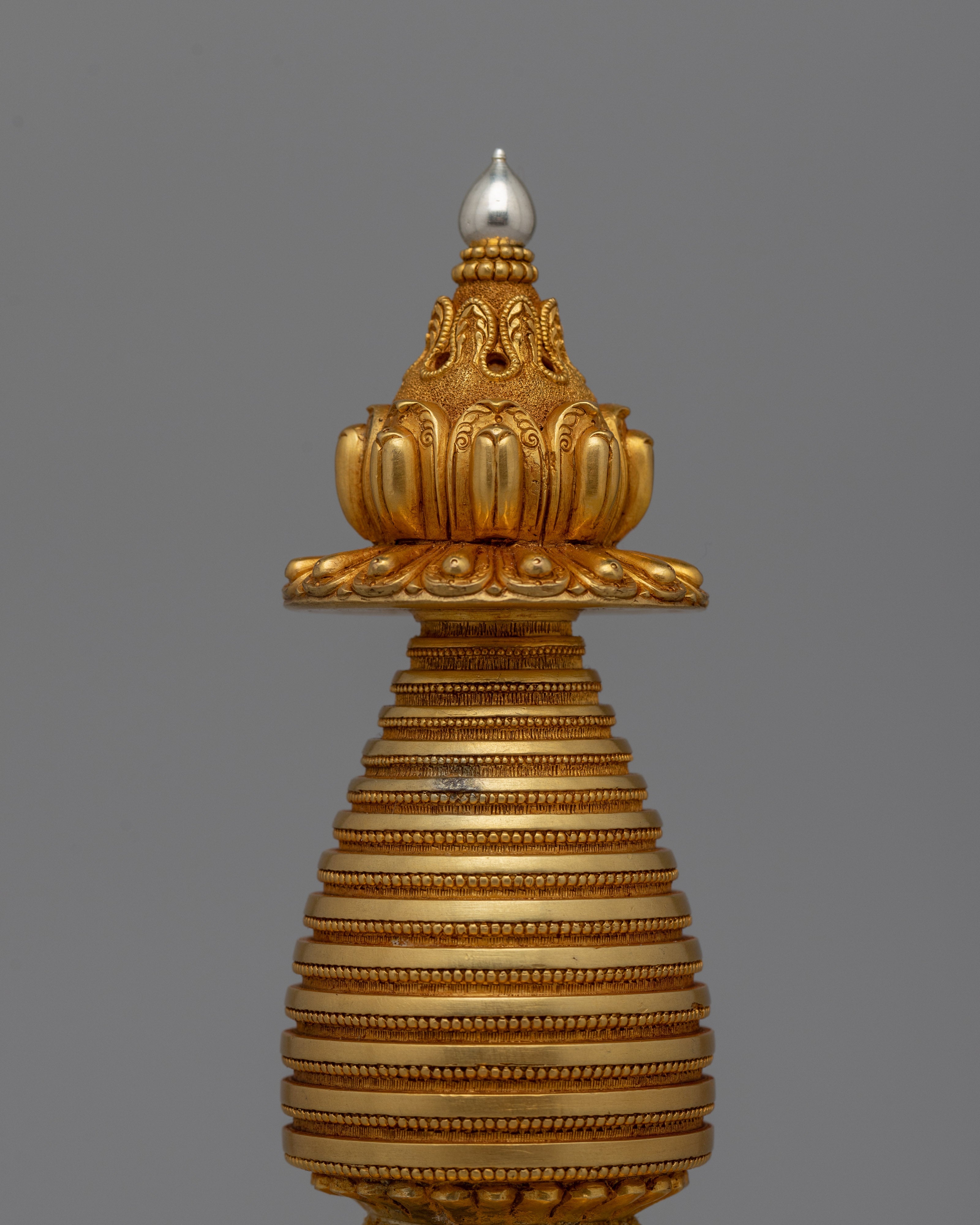 Handcrafted Stupa Buddhist Kadampa| Spiritual Symbol for Home or Altar