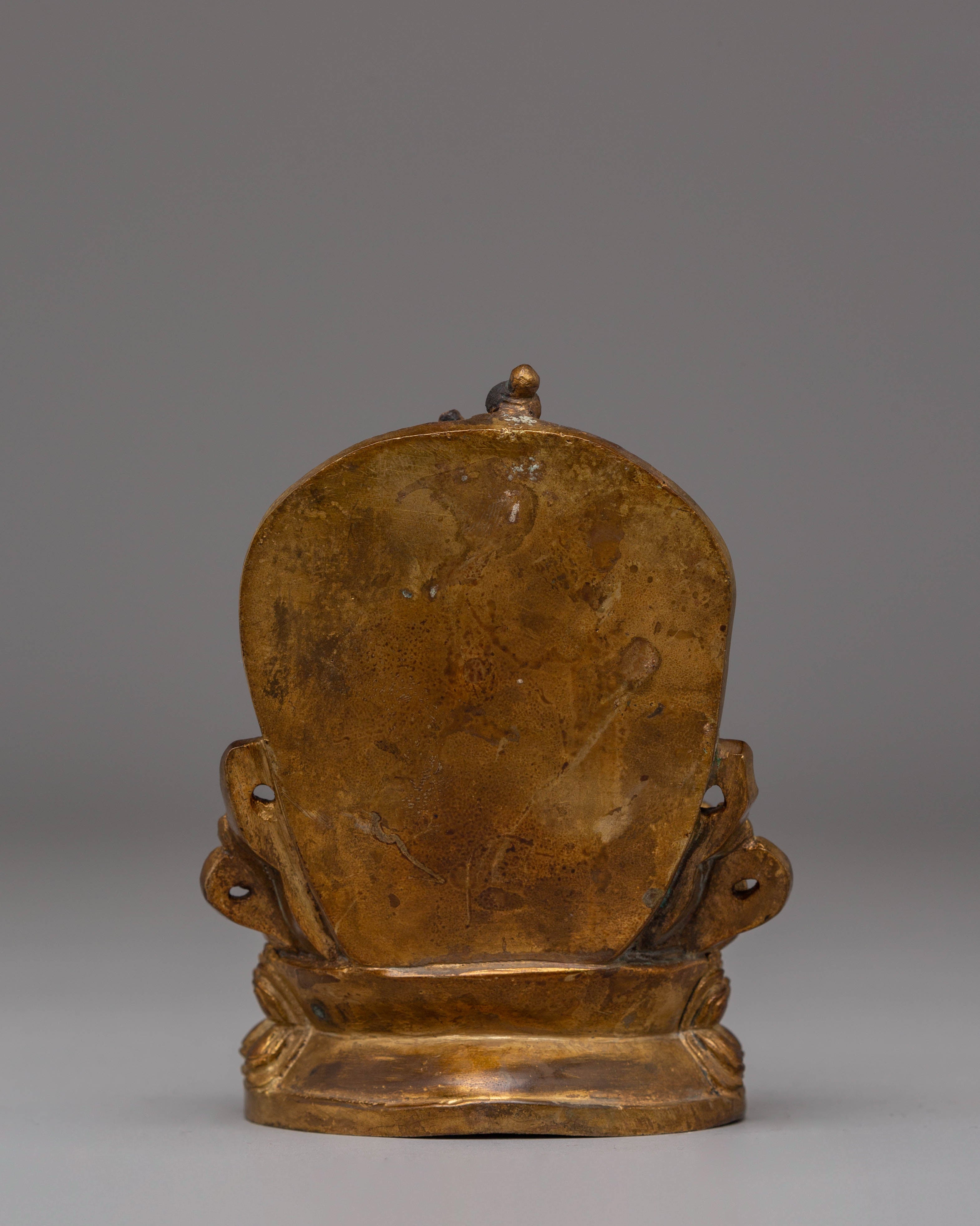 Handmade Dzambhala Copper Statue for Decor | Embodiment of Wealth