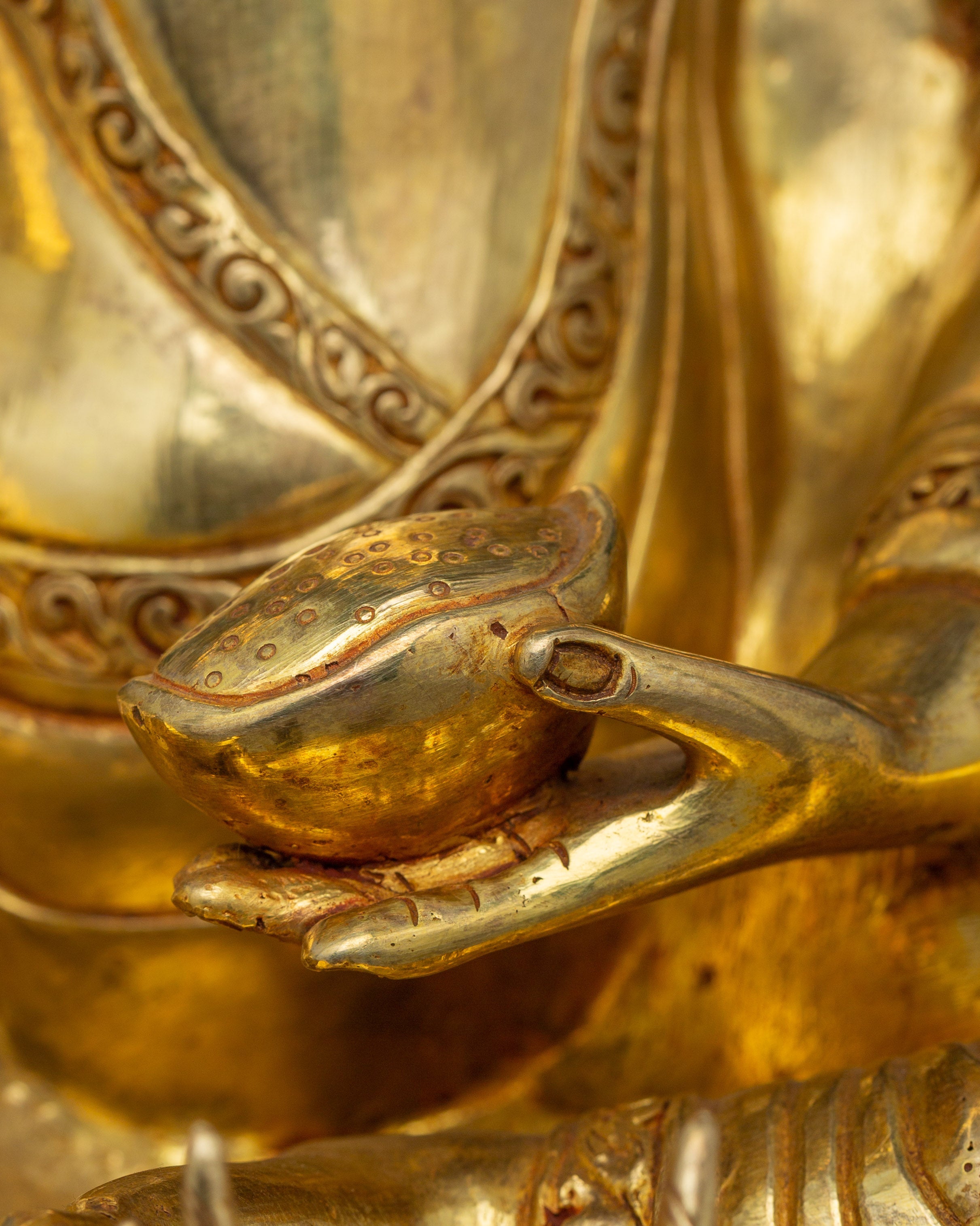 Buddhist Master Milarepa Statue | Tibetan Yogi Sculpture