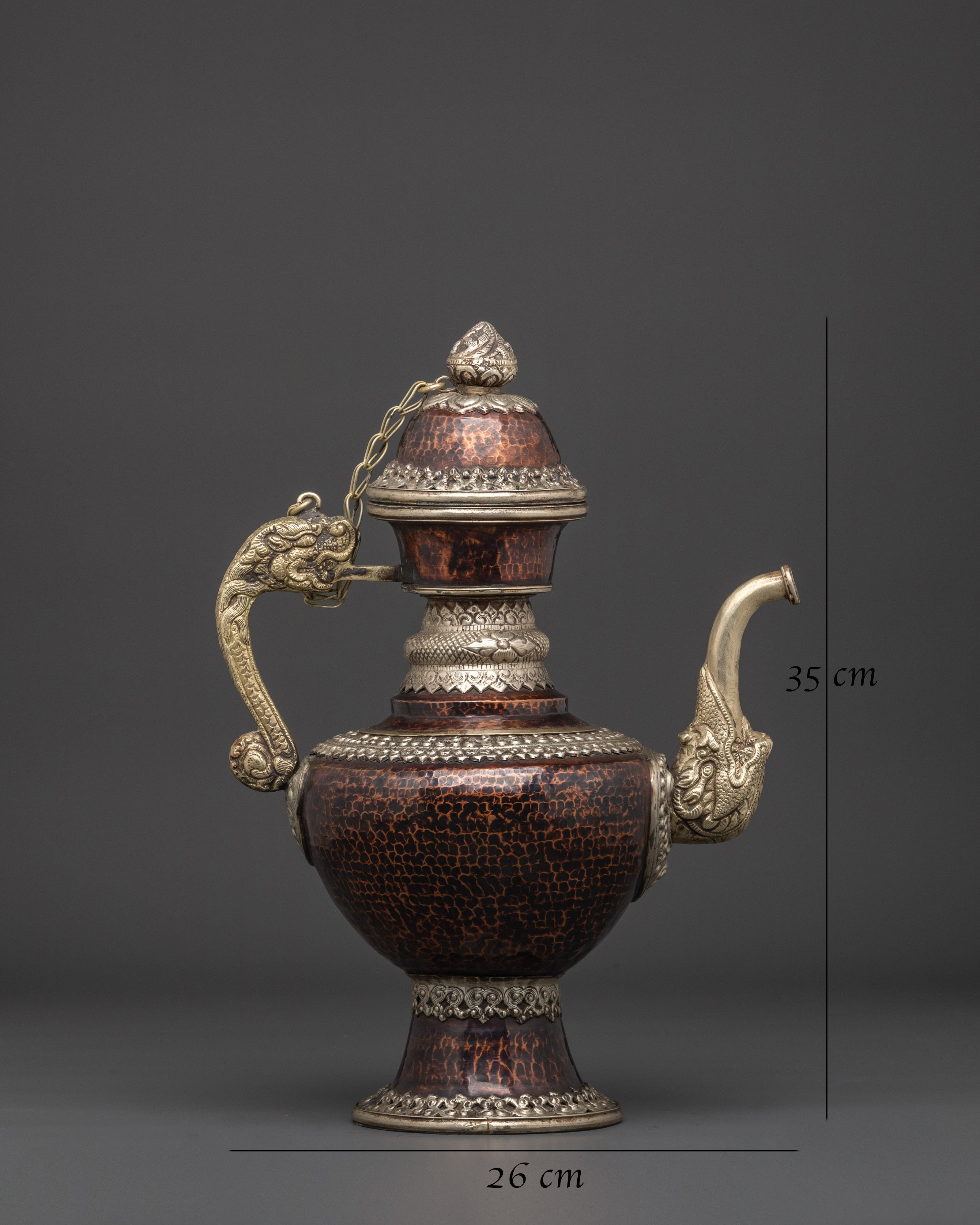 Traditional Handmade Tea Pot | Antique-Style Spiritual Decor