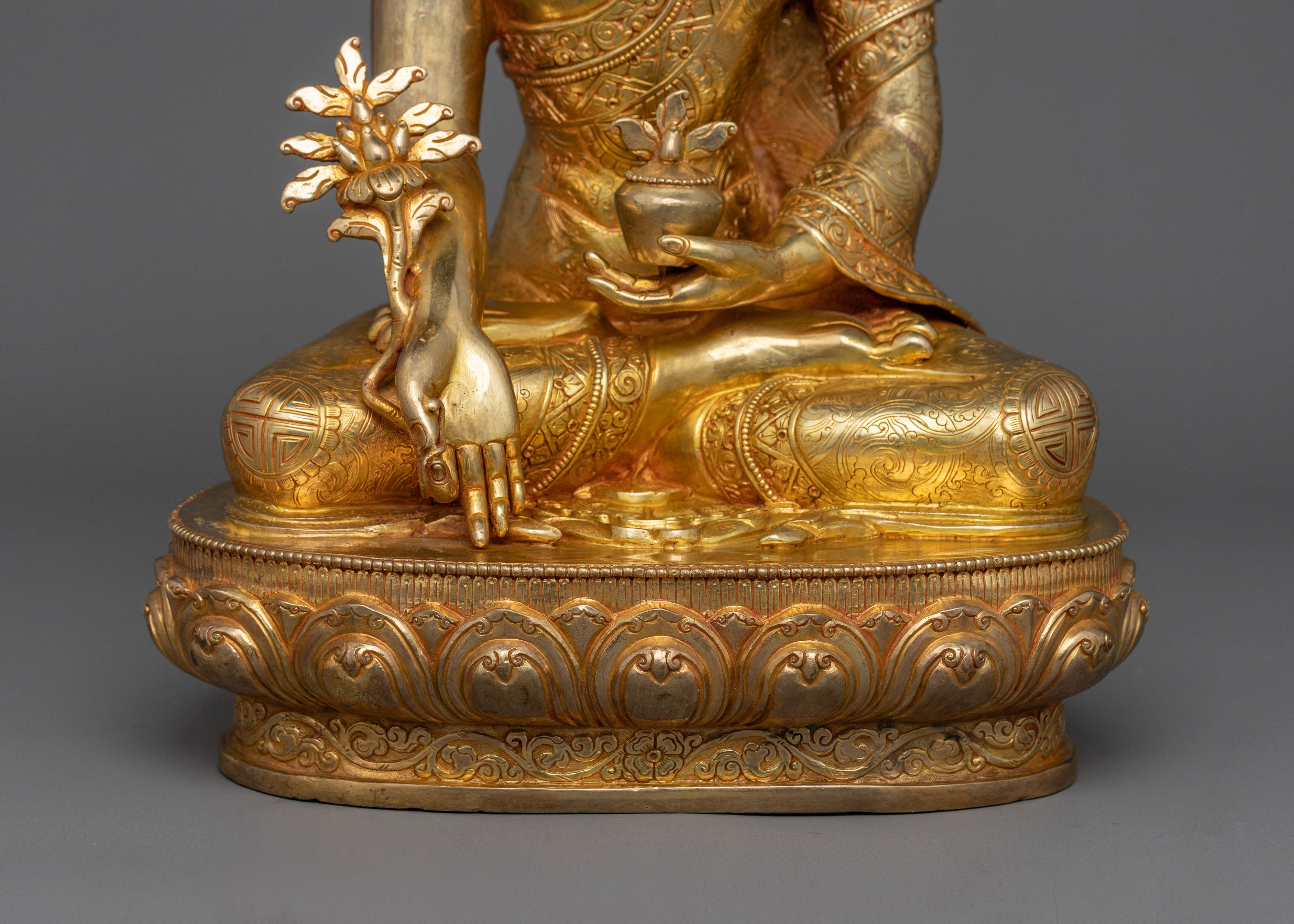 Medicine Buddha Statue for Healing and Inner Peace | Healer for Spiritual Wellness