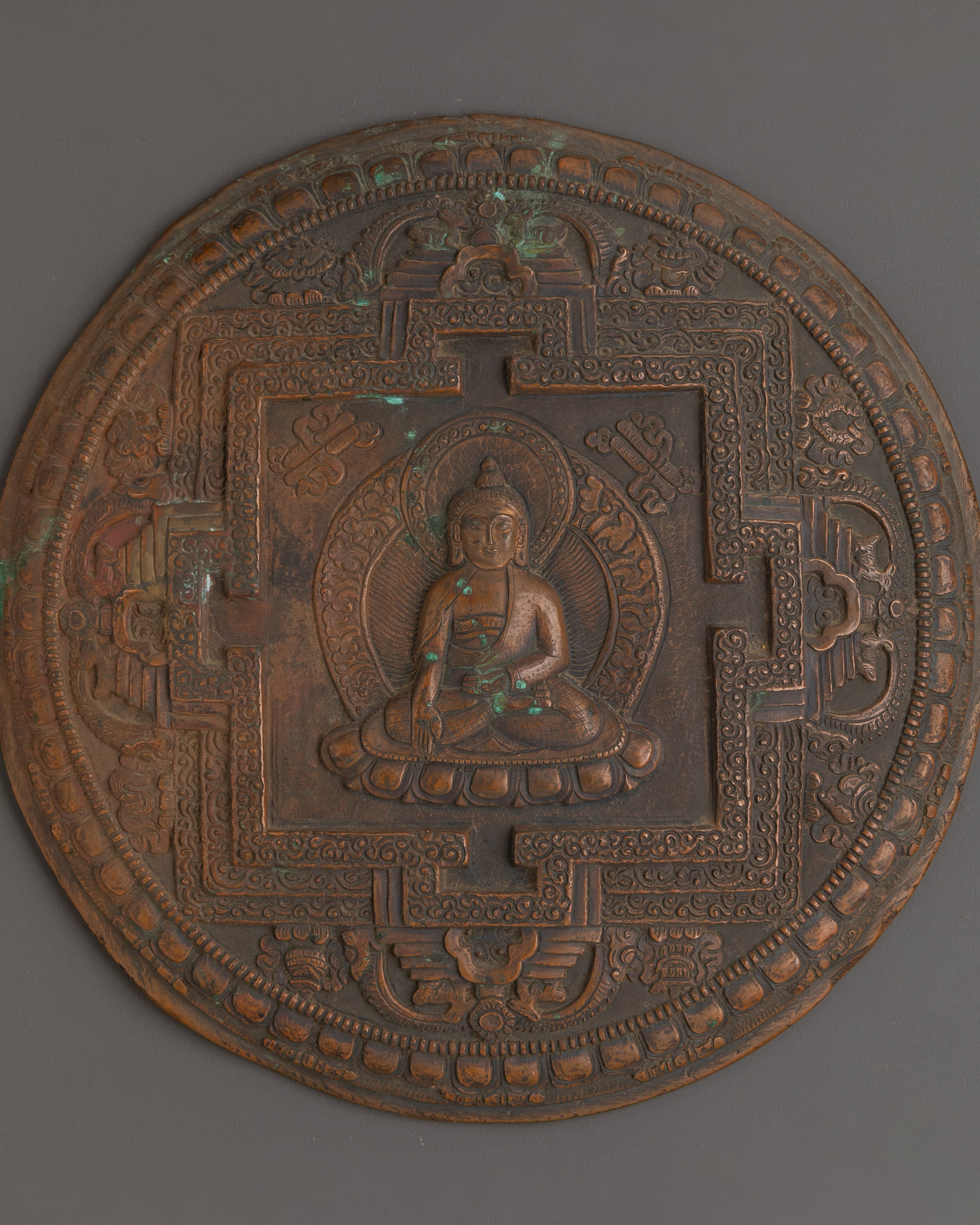 Bronze Wall Hanging | Shayamuni Buddha Wall Decor