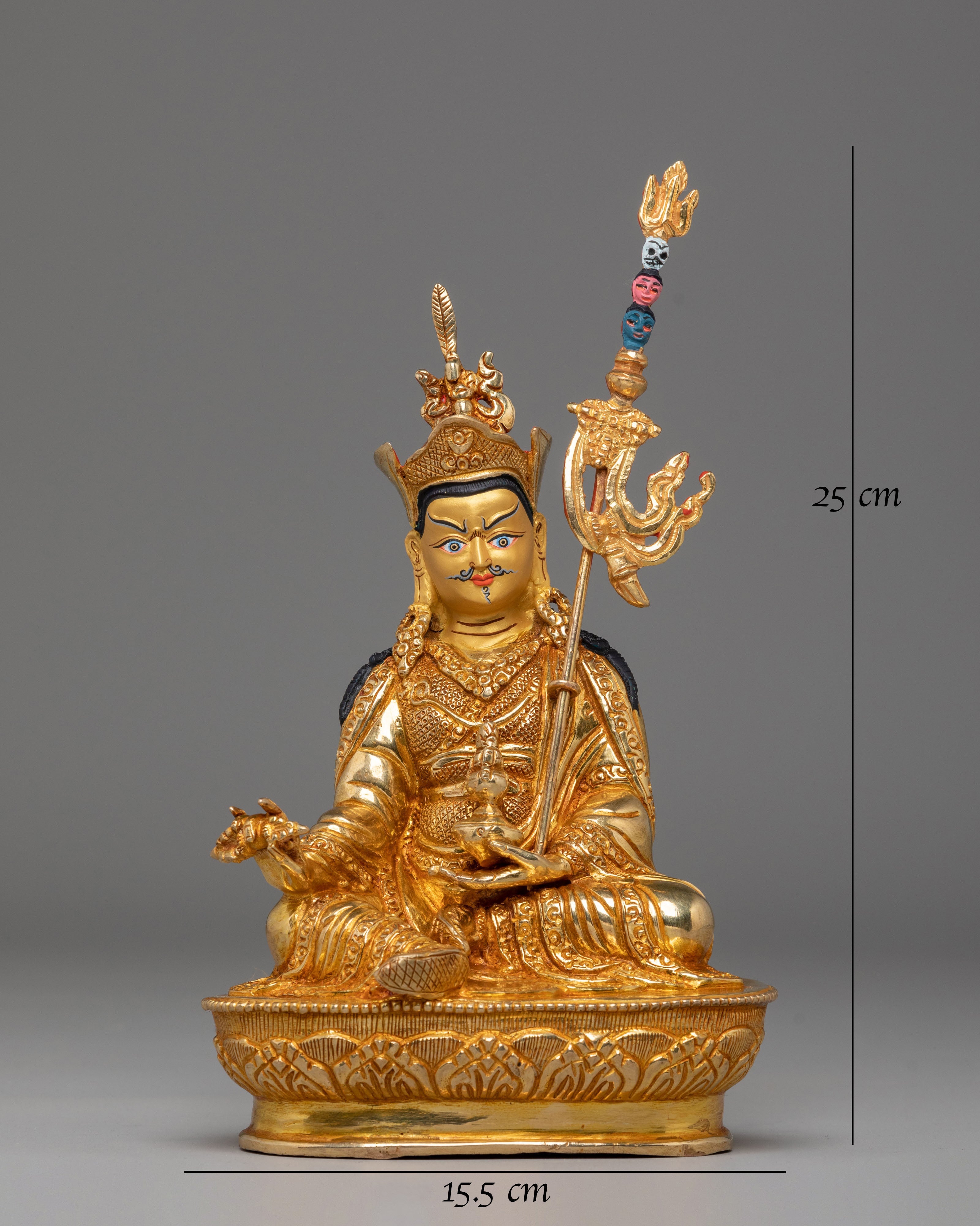 Vajrayana Master Guru Padmasambhava Statue | Sacred Guru Rinpoche Art