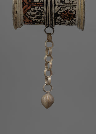 Copper and Wood Tibetan Prayer Wheel |  Spiritual Tool for Daily Prayers and Mindfulness