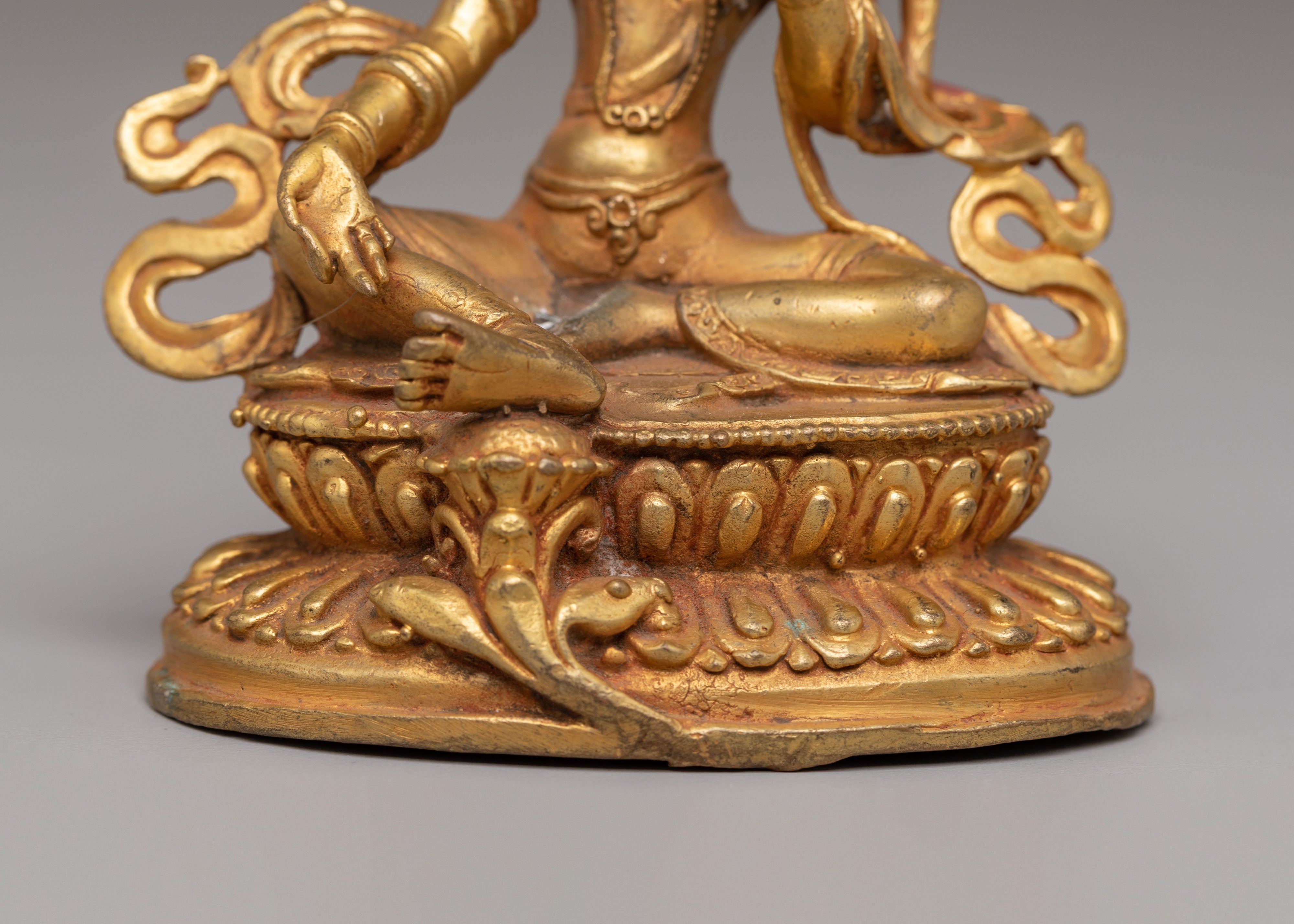 Scared Green Tara Deity Statue | Buddhist Bodhisattva of Swift Compassion