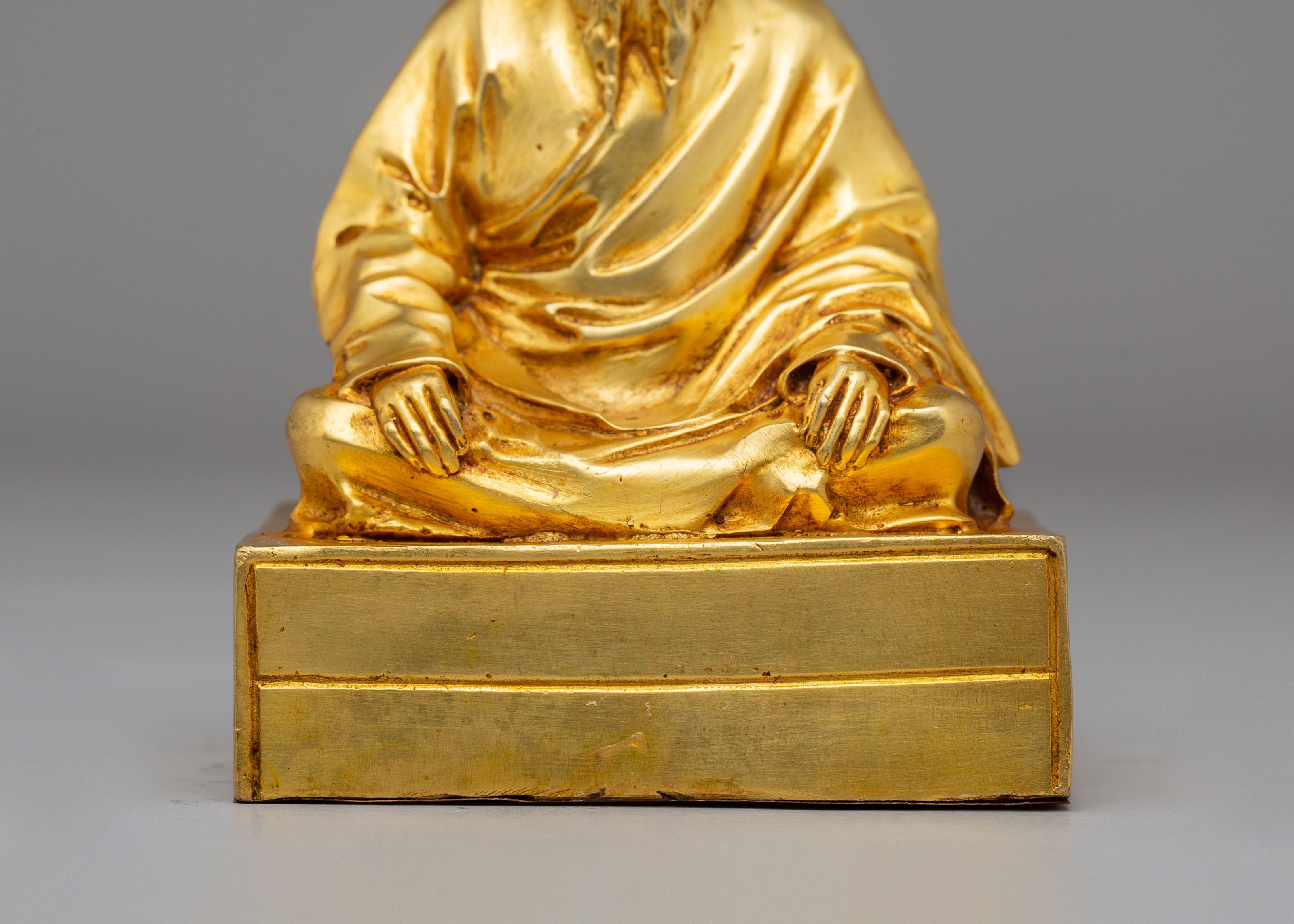 Tibetan Chatral Rinpoche Sculpture | Buddhist Master Statue