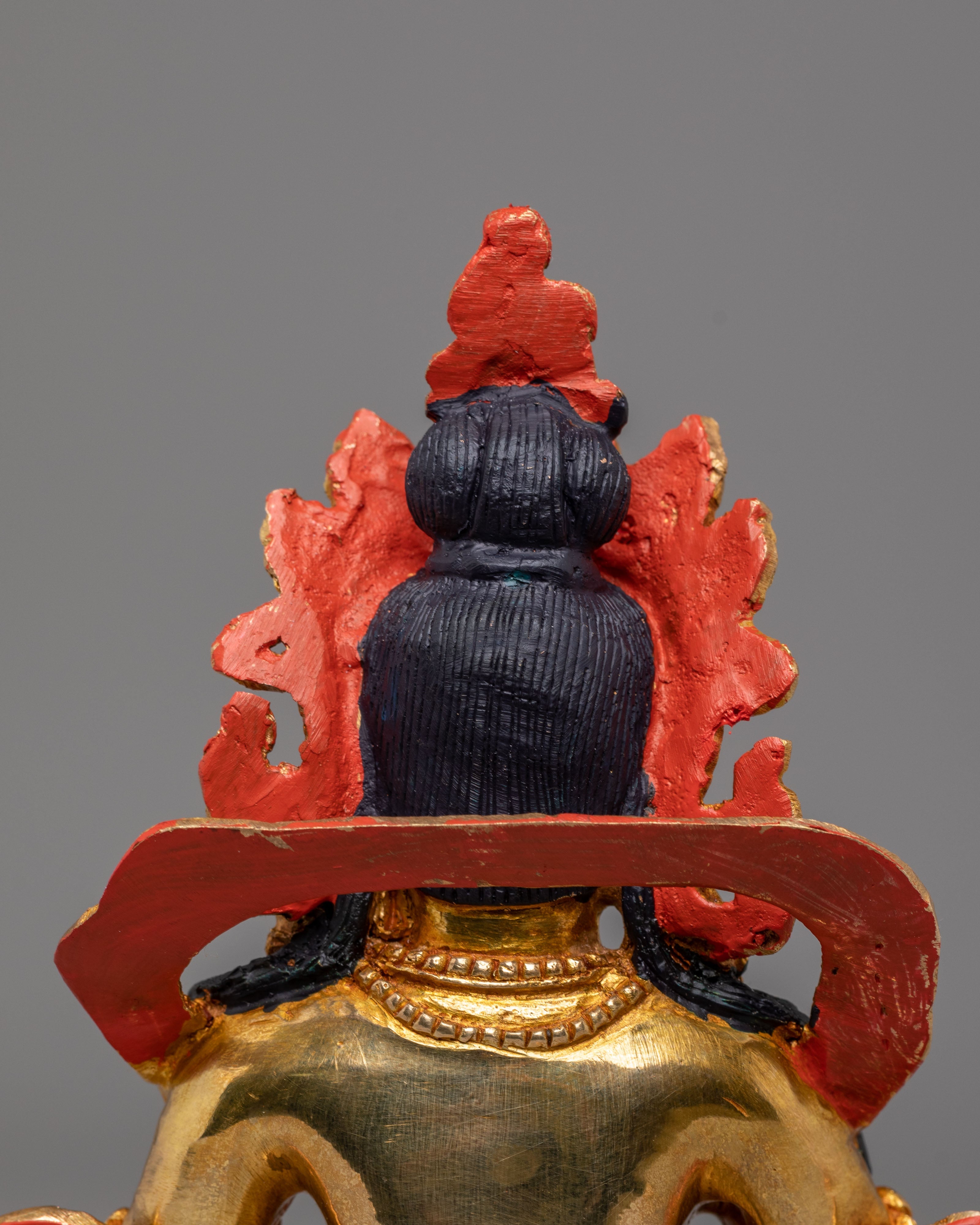 Handcrafted Copper Artwork of Dzambhala | Embodiment of Wealth