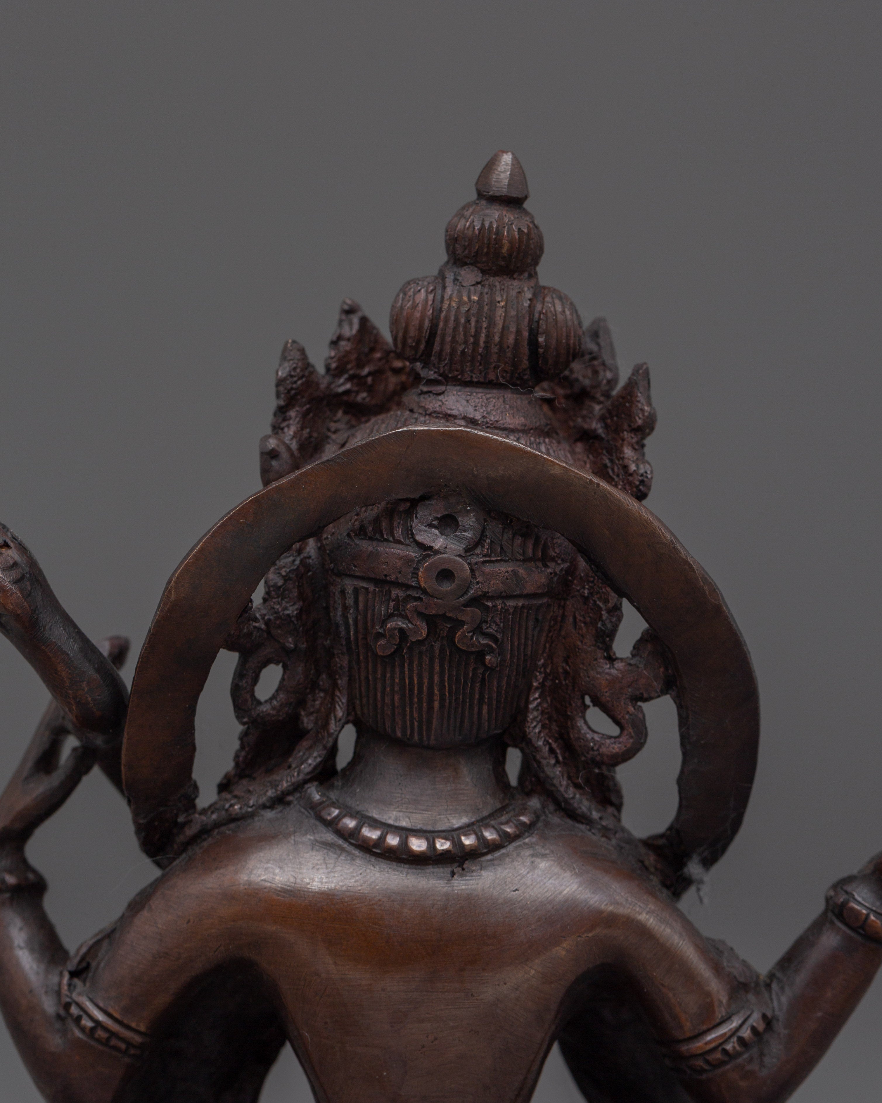 Saraswati Copper Sculpture of the Goddess of Wisdom | Divine Blessings for your Space