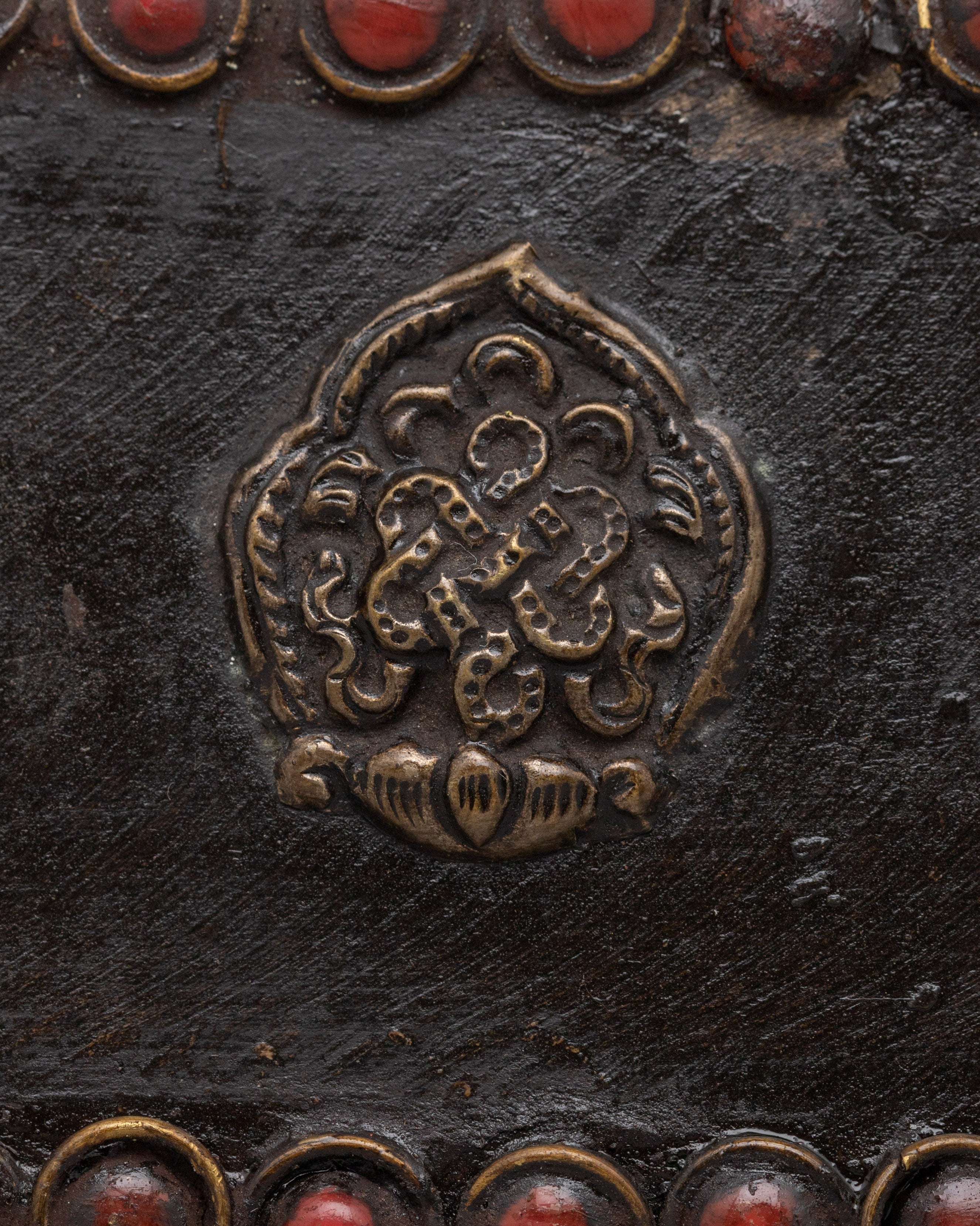 Handcrafted Tibetan Book Cover | Buddhist Ritual and Sacred Text Decor