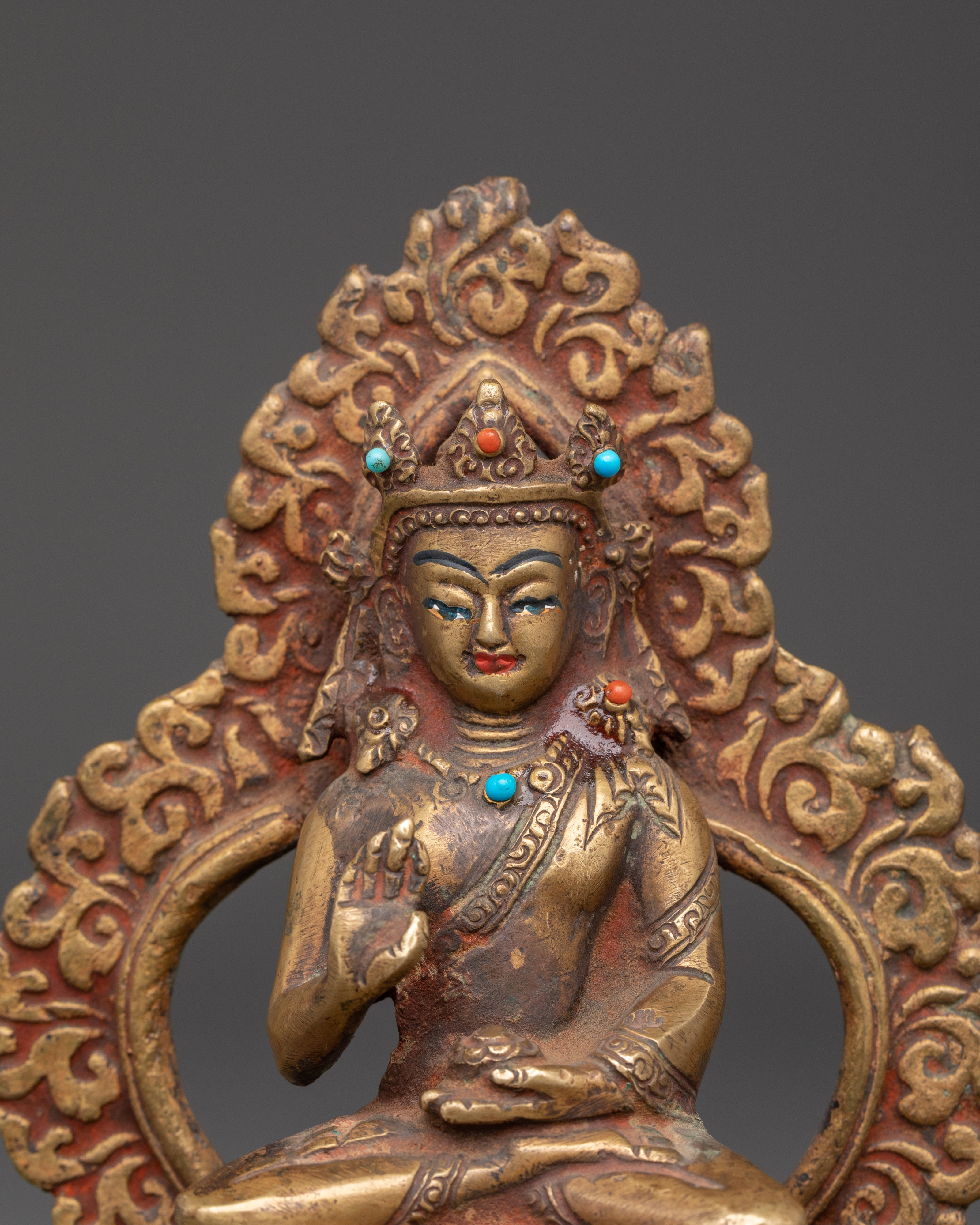 Amogasiddhi Sculpture | Handcrafted Bronze Tibetan Buddha