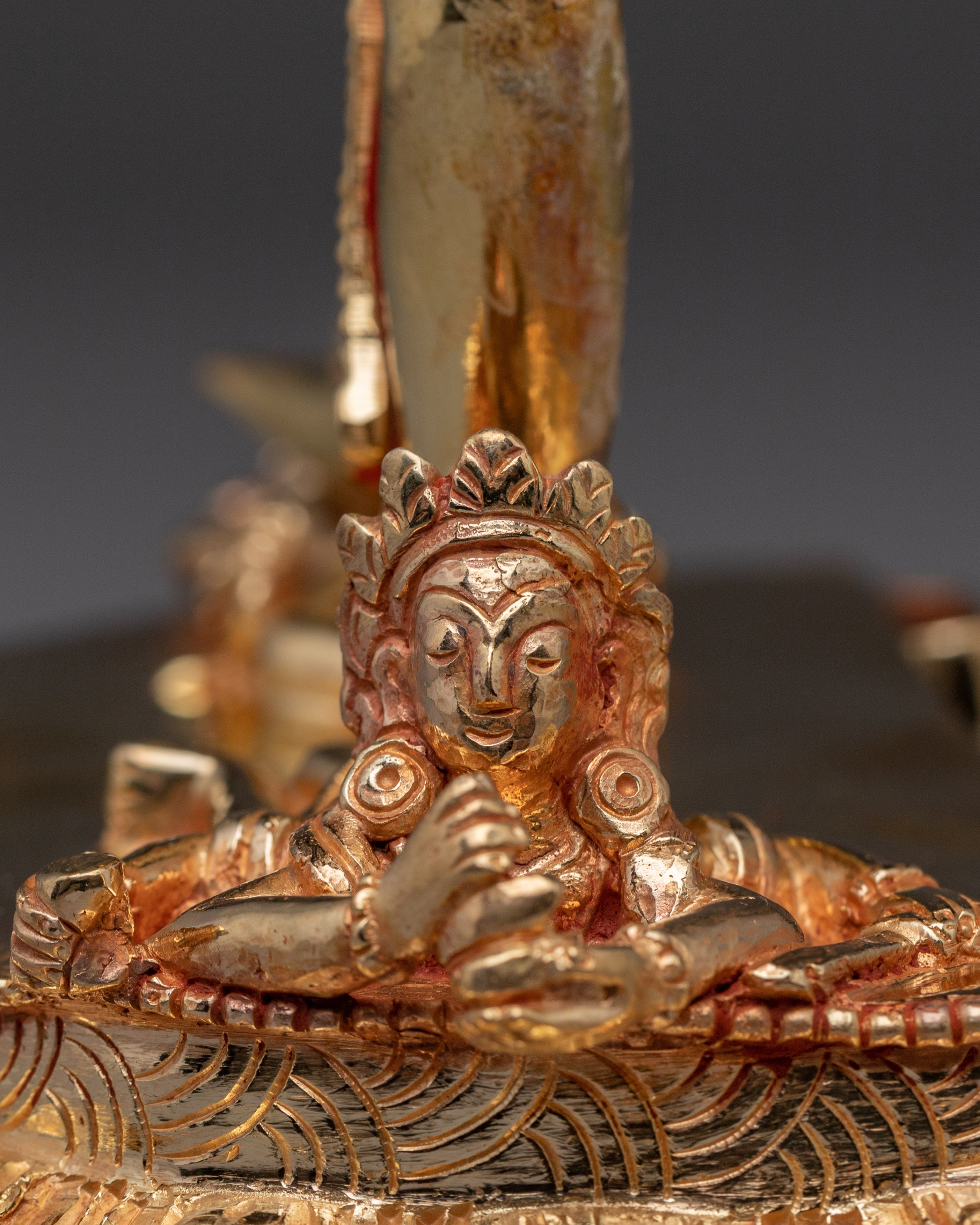 Golden Vajrayogini Sculpture | Queen of Dakini