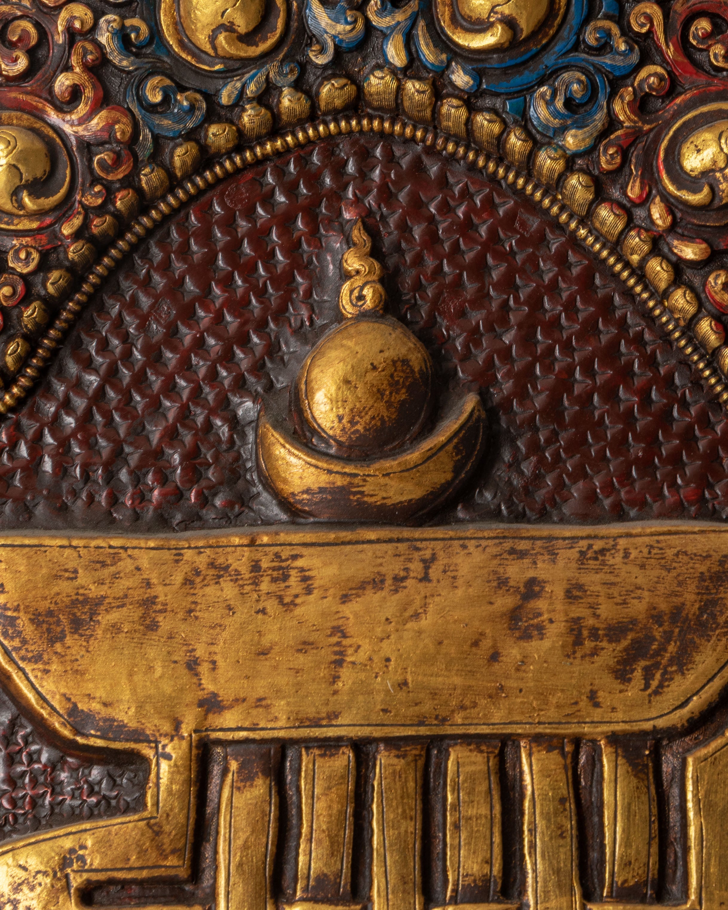 Brass Kala Chakra Wall Hanging | Wheel of Time