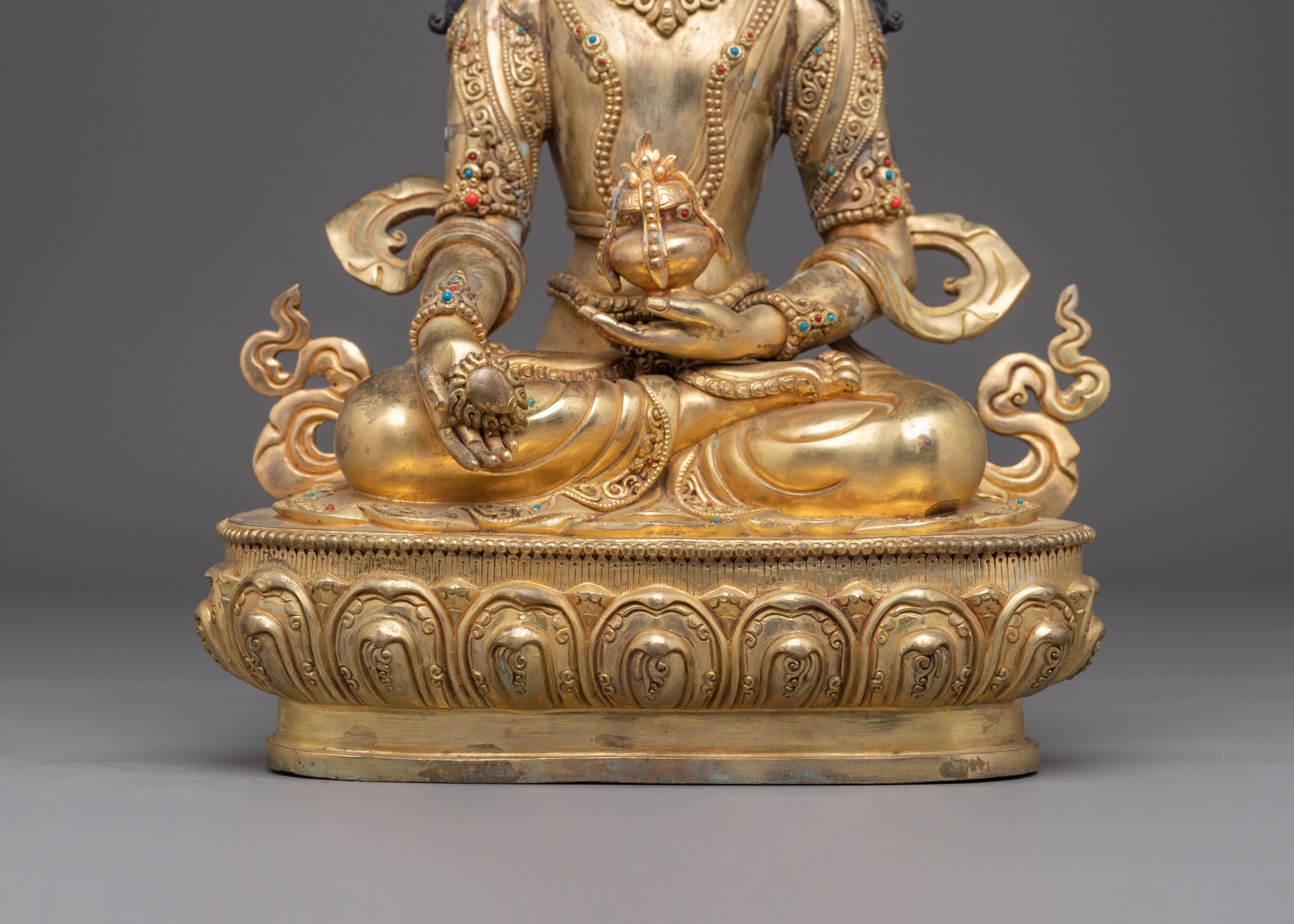 Compassionate Akasagarbha Bodhisattva Statue | Tibetan Deity Representing Wisdom
