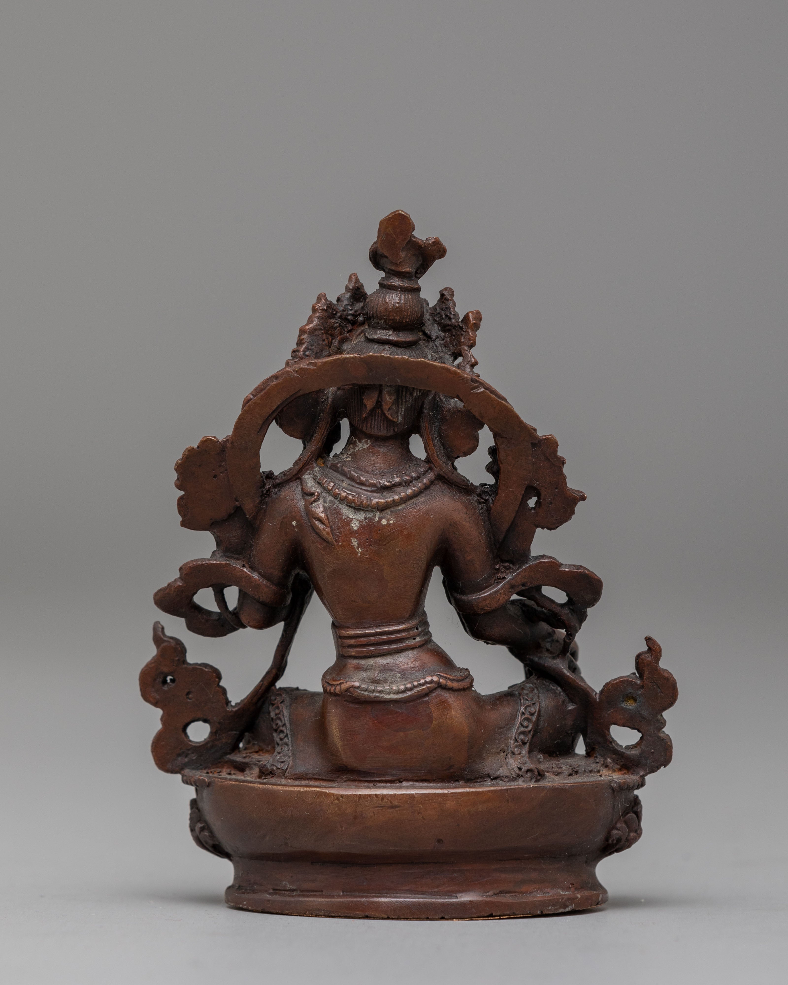 Himalayan Green Tara Machine Made Statue | Buddhist Compassion Goddess