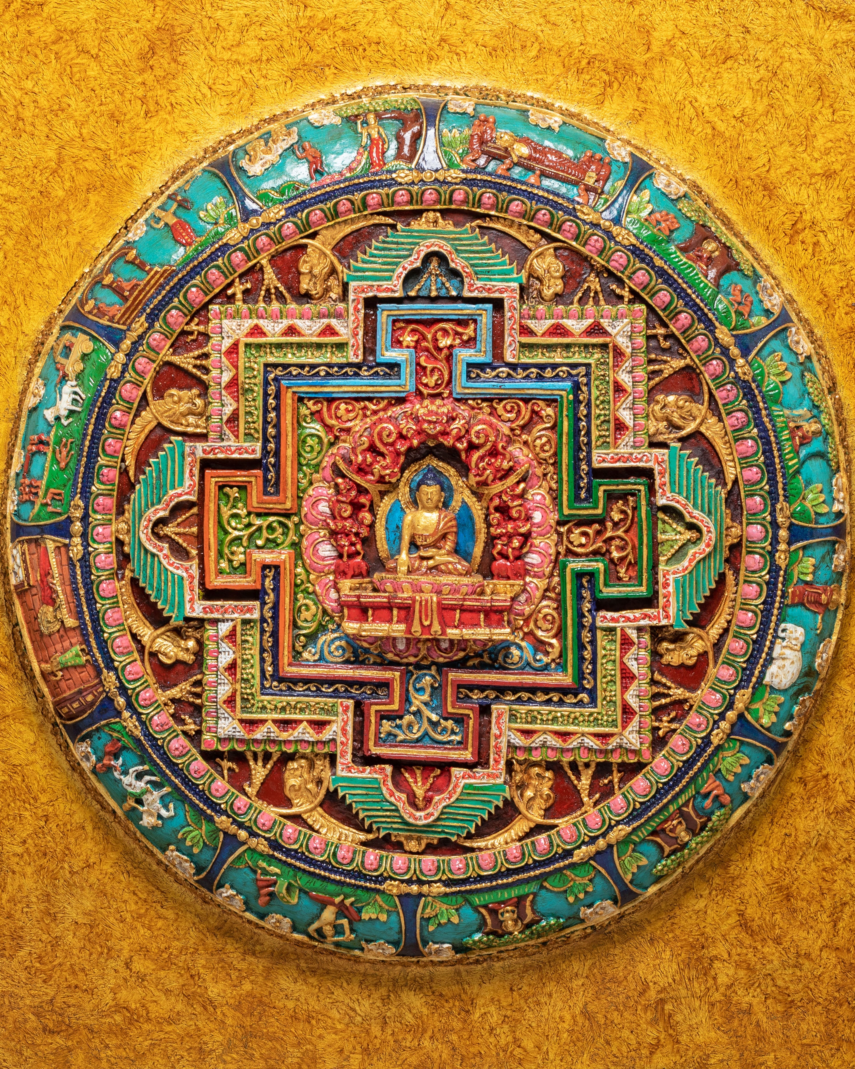 Sacred Buddha Shakyamuni Wall Hanging | Historical Buddha