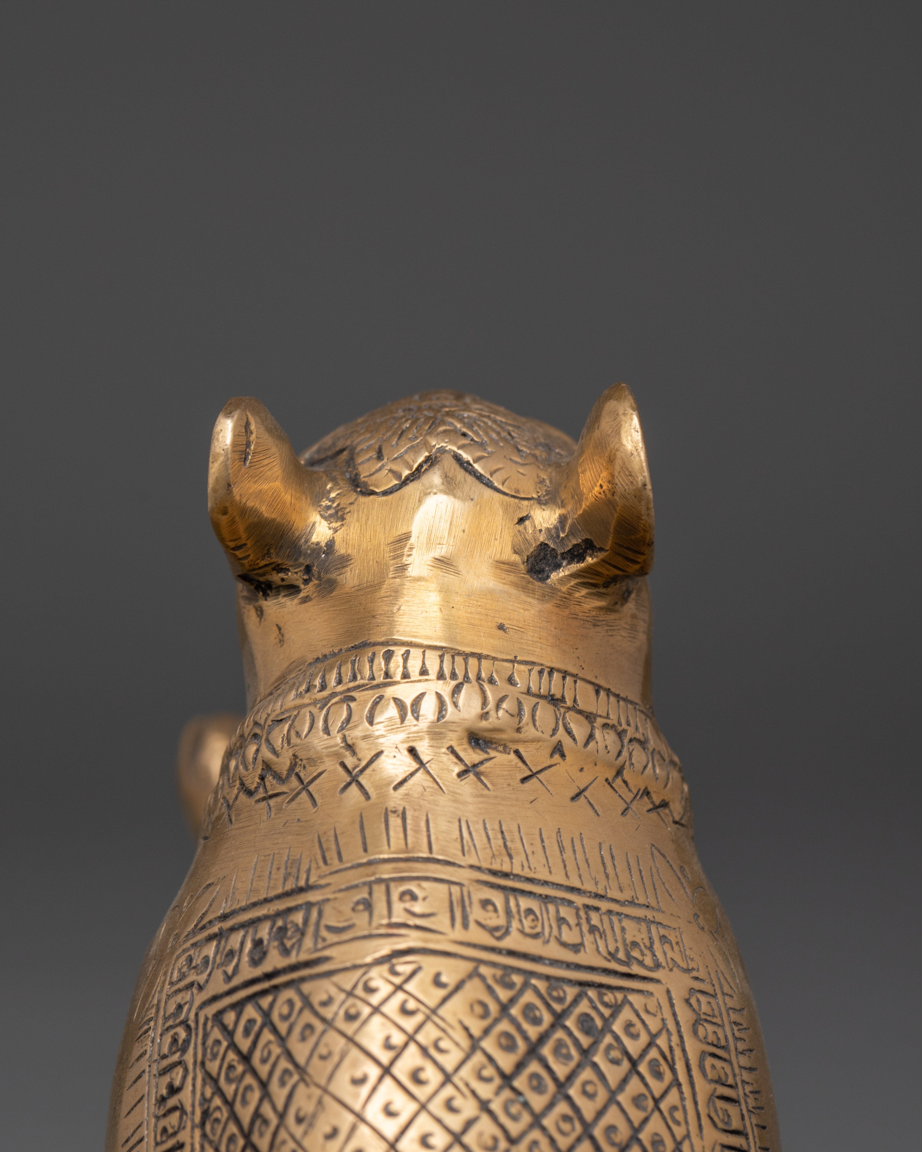 Spiritual Mouse Figurine | Handcrafted Brass Mouse Sculpture