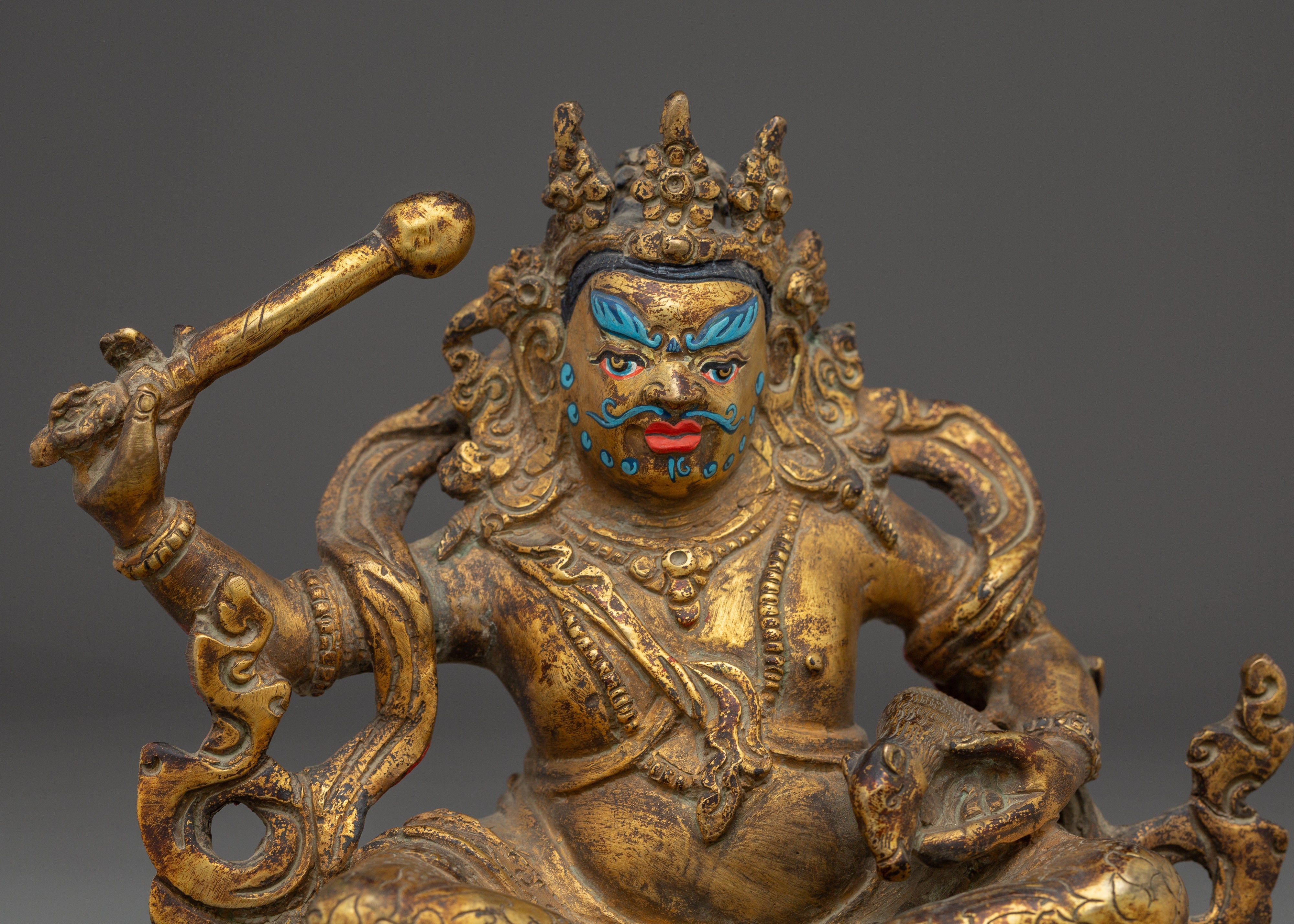 Virulhaka Copper Statue | Heavenly King of the South