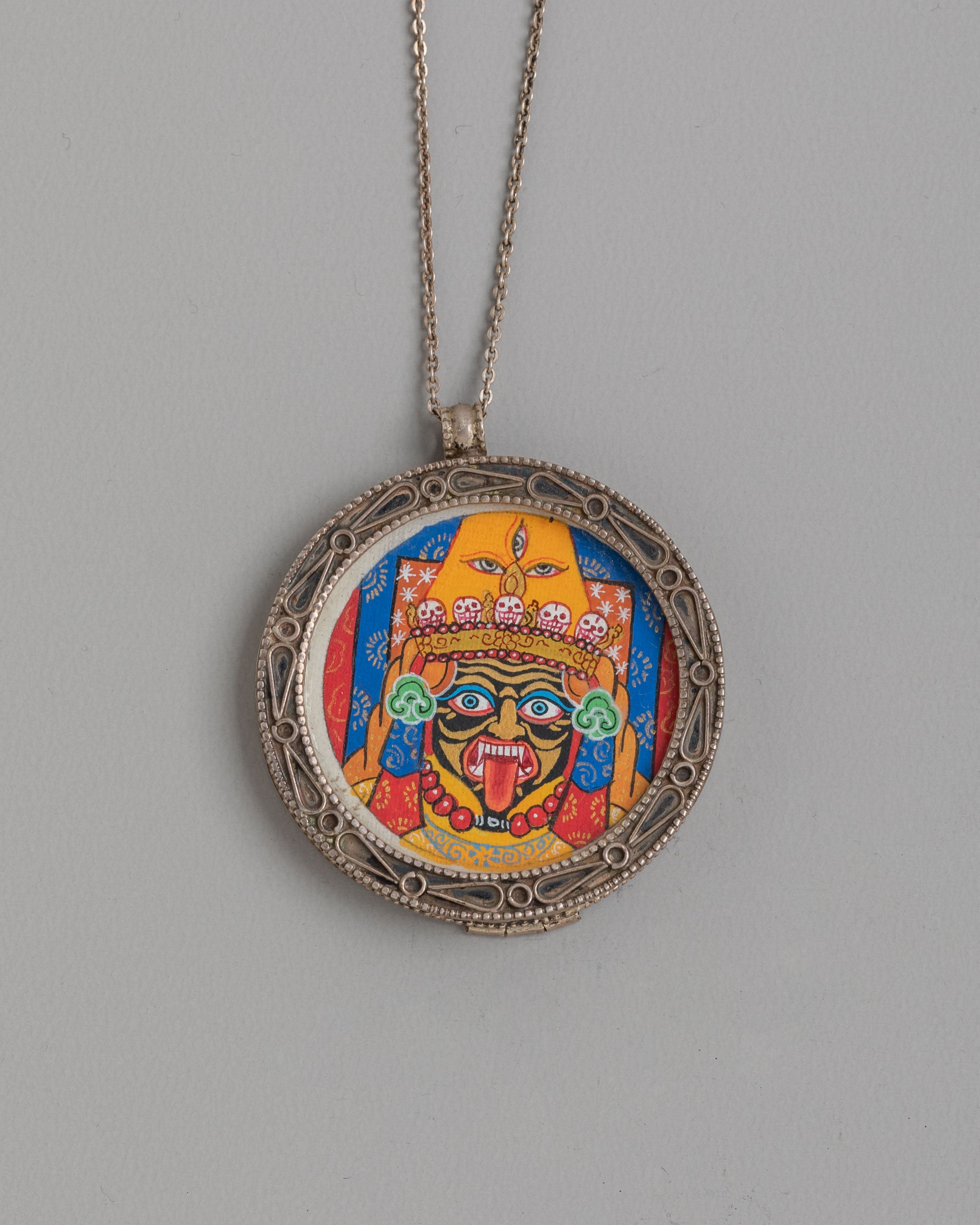 Sacred Zashi Lhamo Locket | A Symbol of Protection and Spiritual Strength