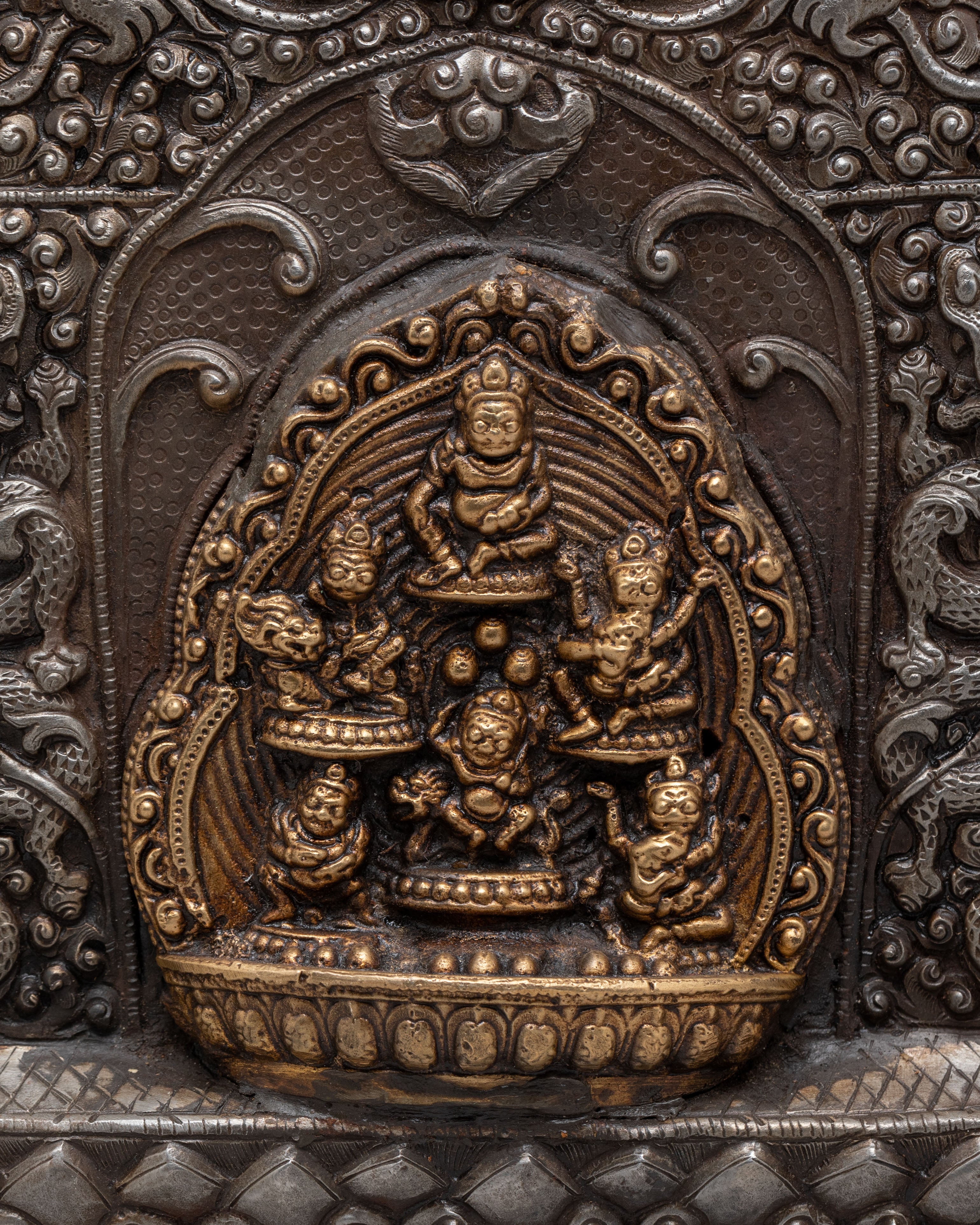 Sacred Tibetan Ghau Box | Handcrafted Ritual Storage Box